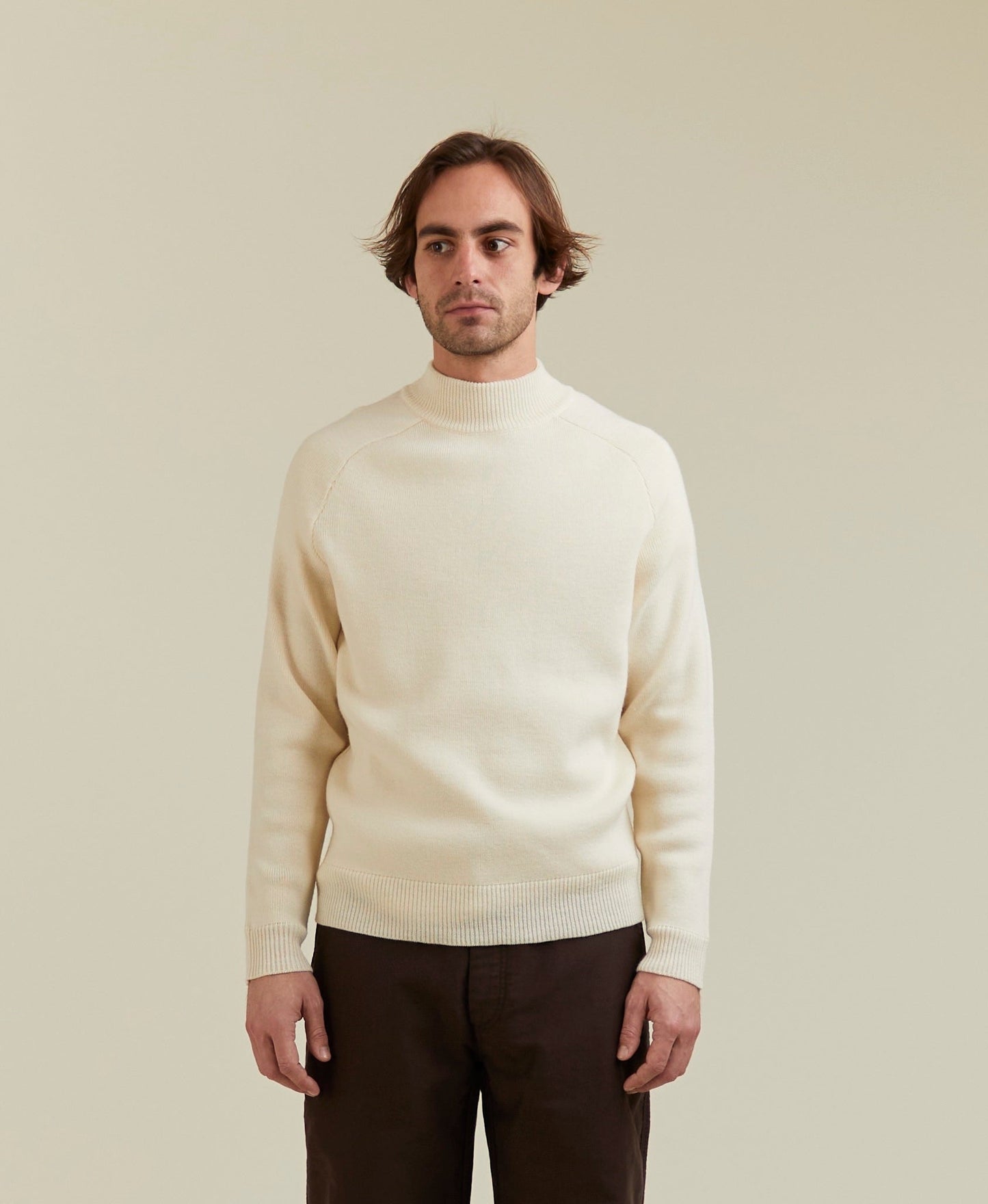 Pull Brest écru