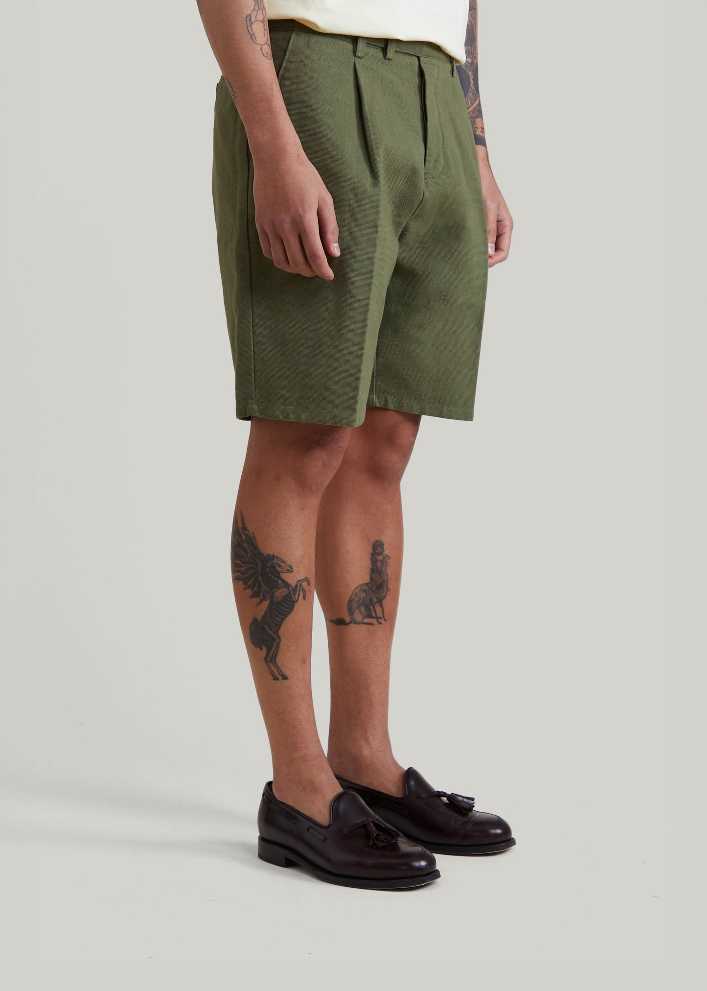 Short Santorin kaki