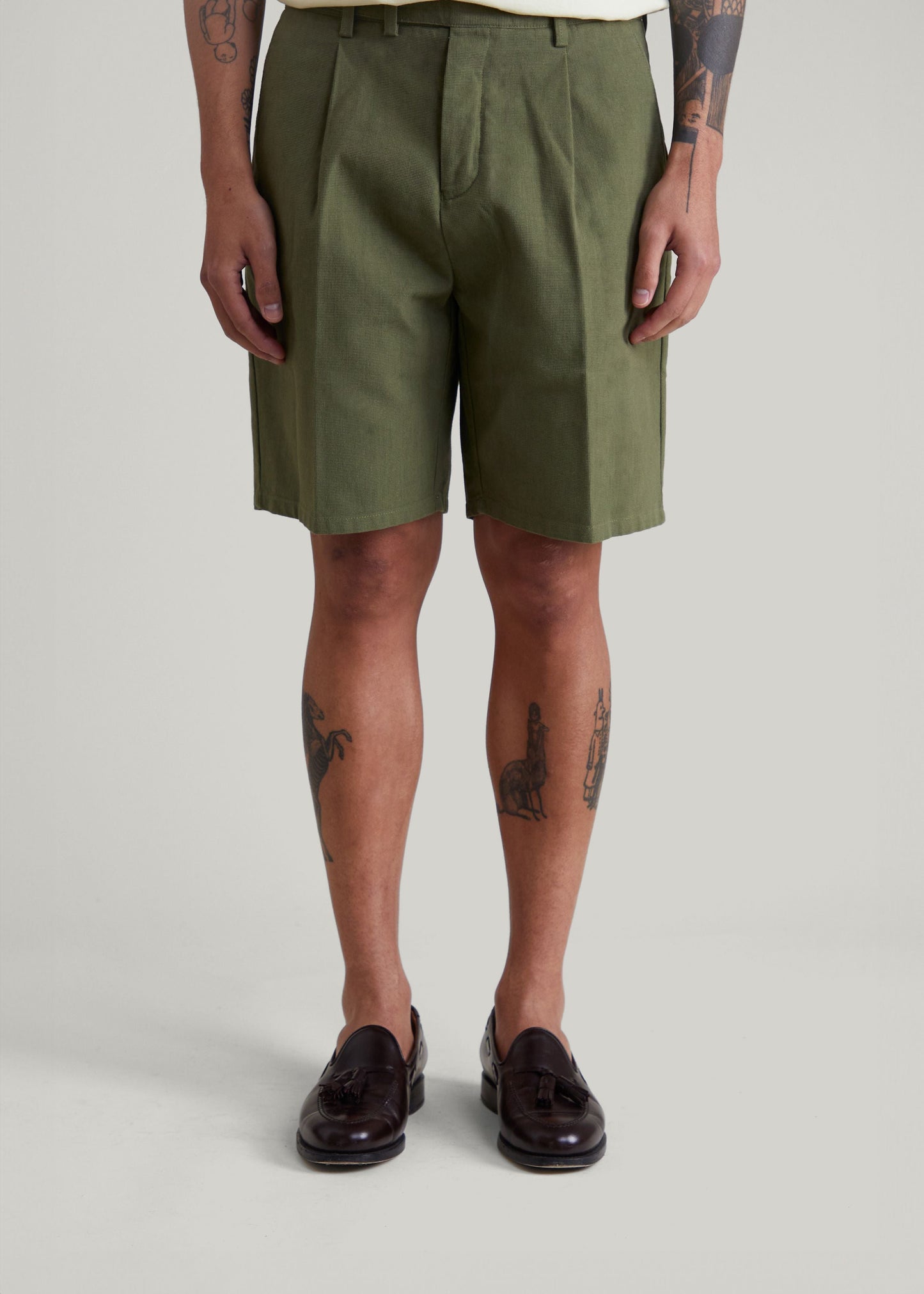 Short Santorin kaki