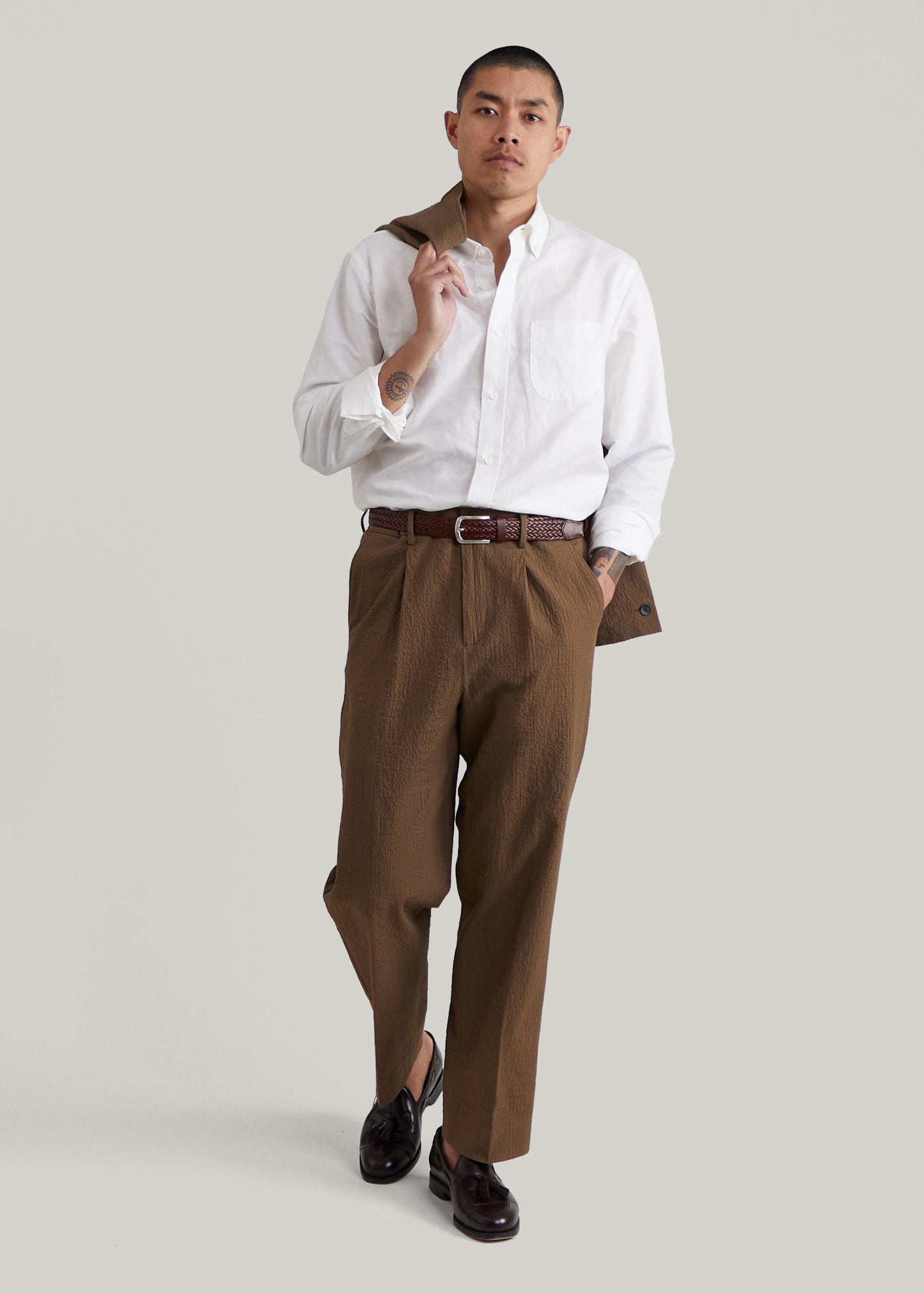 Pantalon Otranto brun