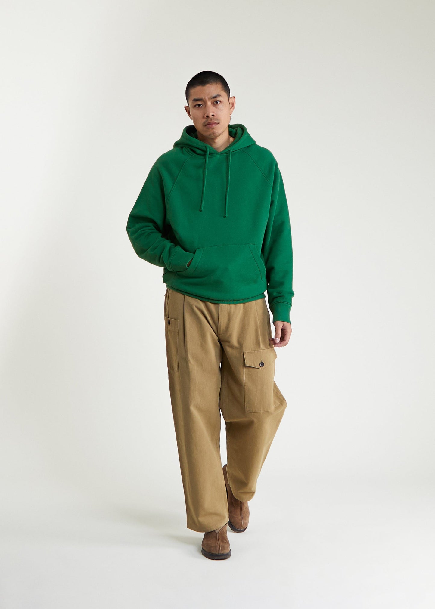Hoodie Michigan vert
