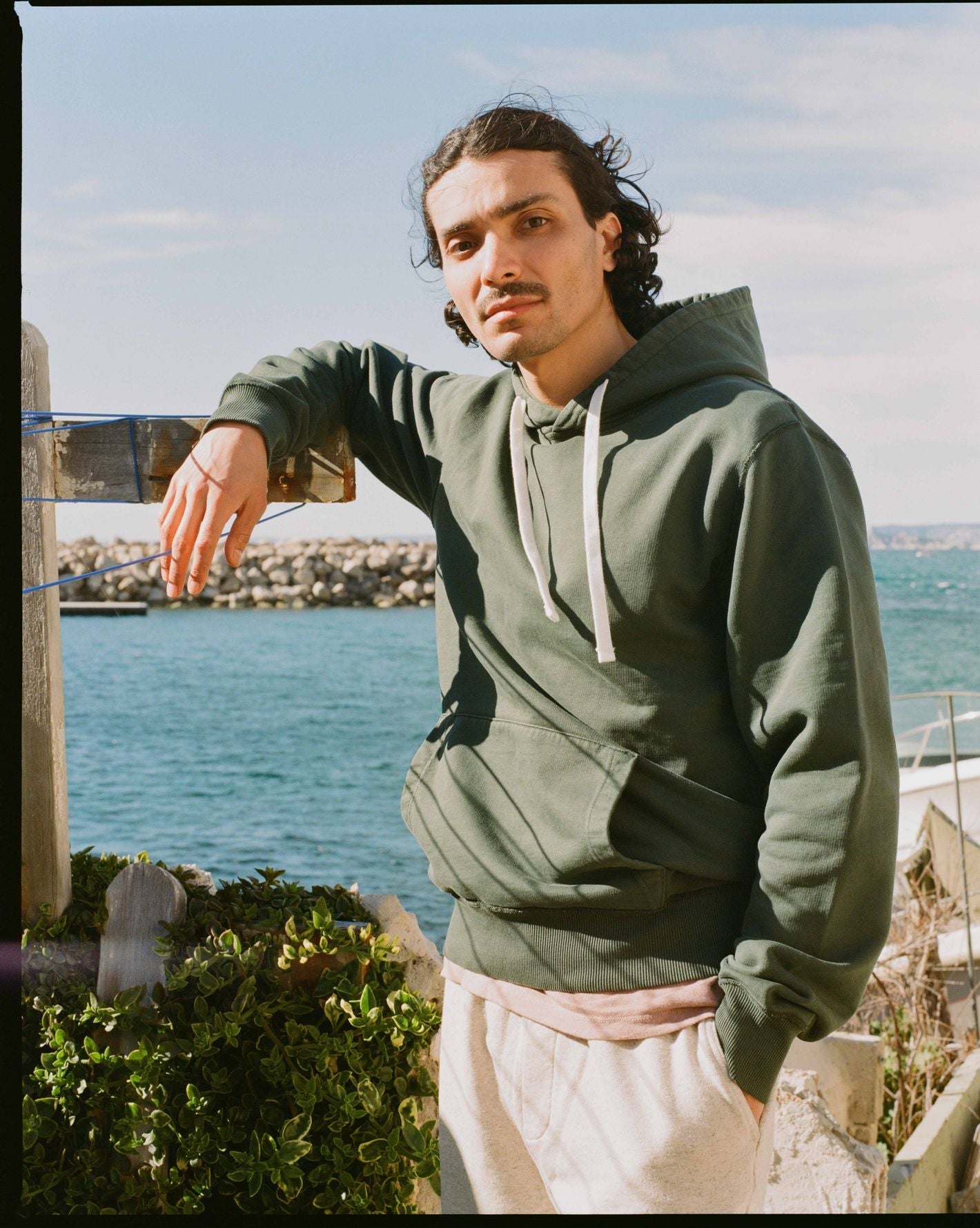 Hoodie Soajo vert