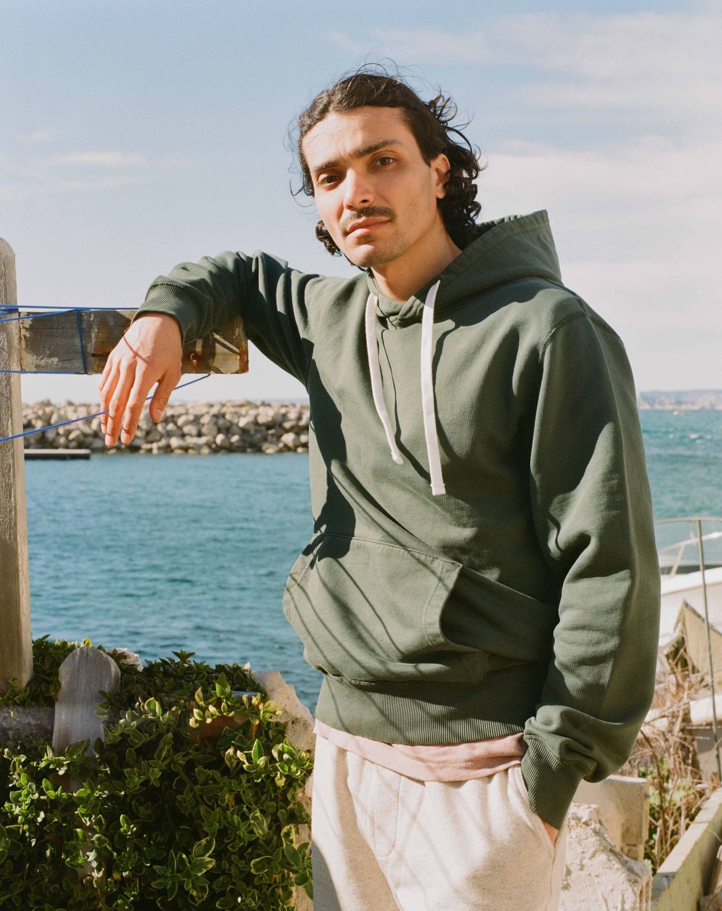Hoodie Soajo vert