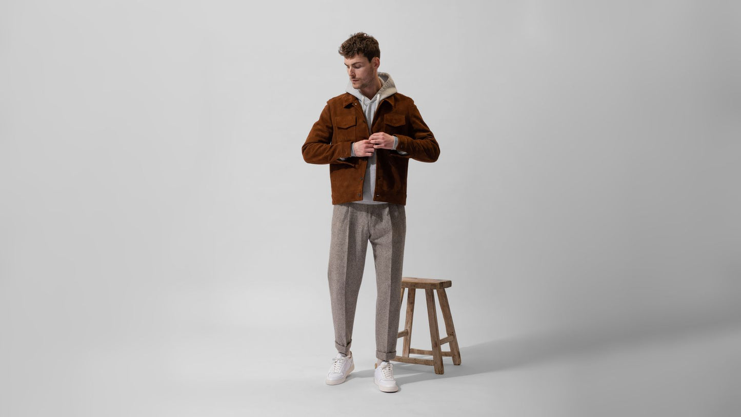 Pantalon Bergame brun