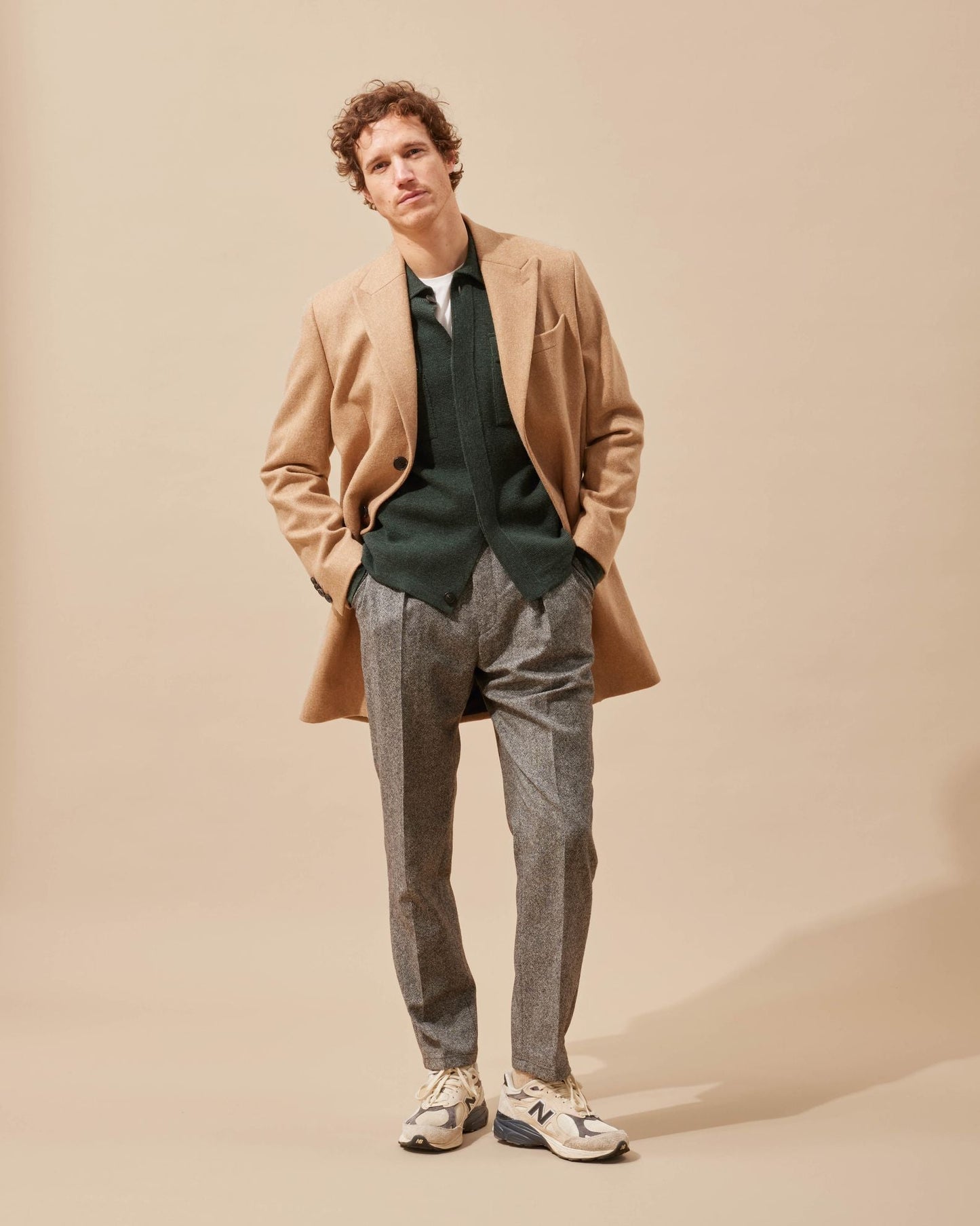 Manteau Issel camel