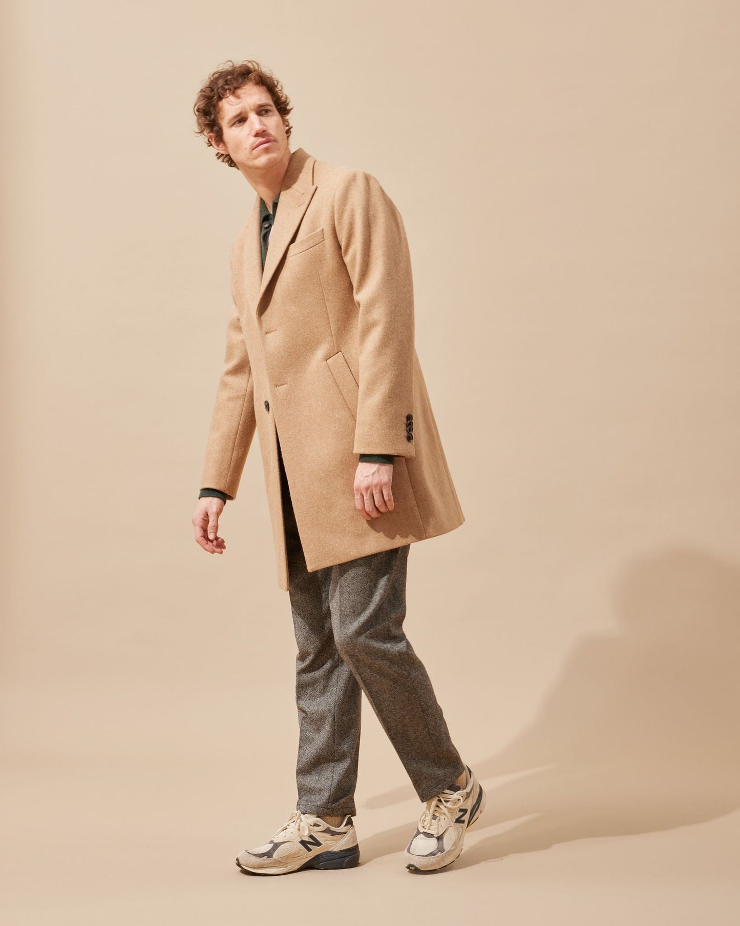 Manteau Issel camel