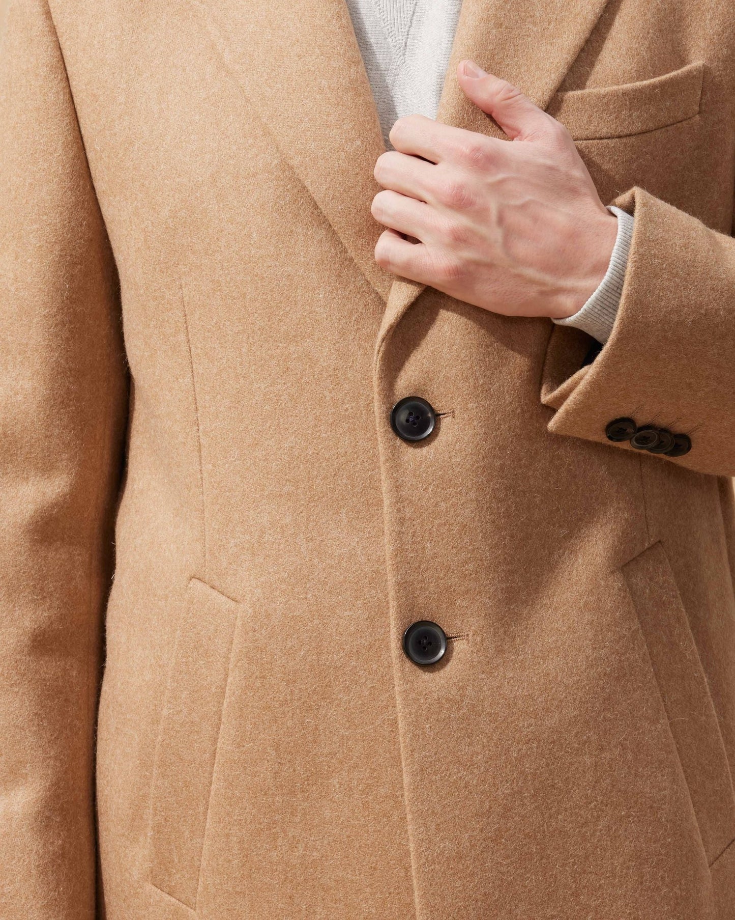 Manteau Issel camel