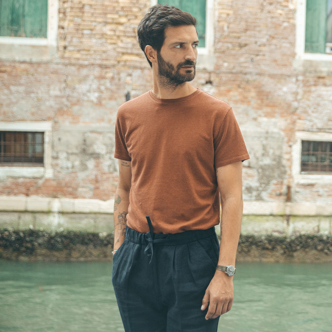 T-shirt Cuba cognac
