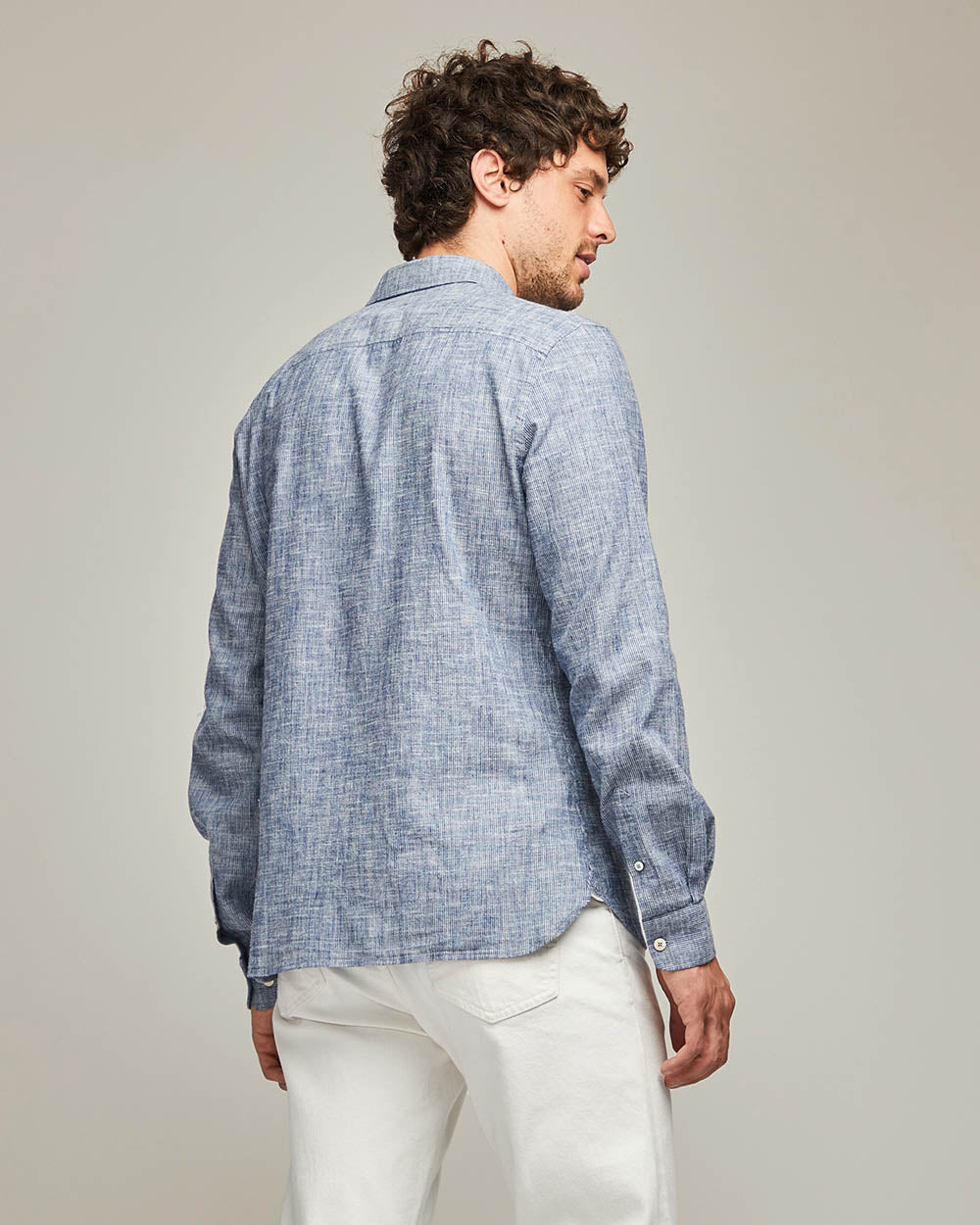 Chemise Shiro indigo