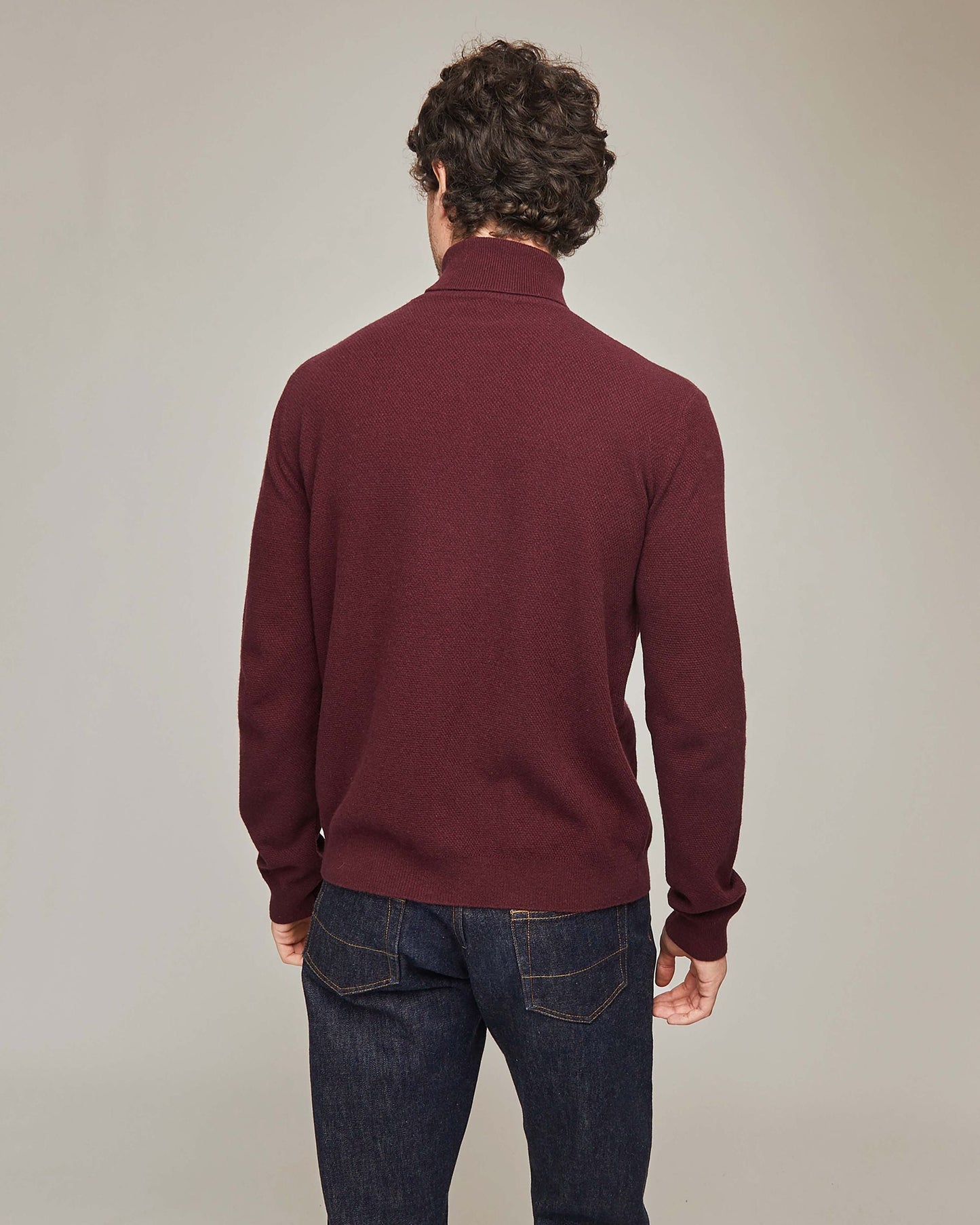 Pull Pietro bordeaux