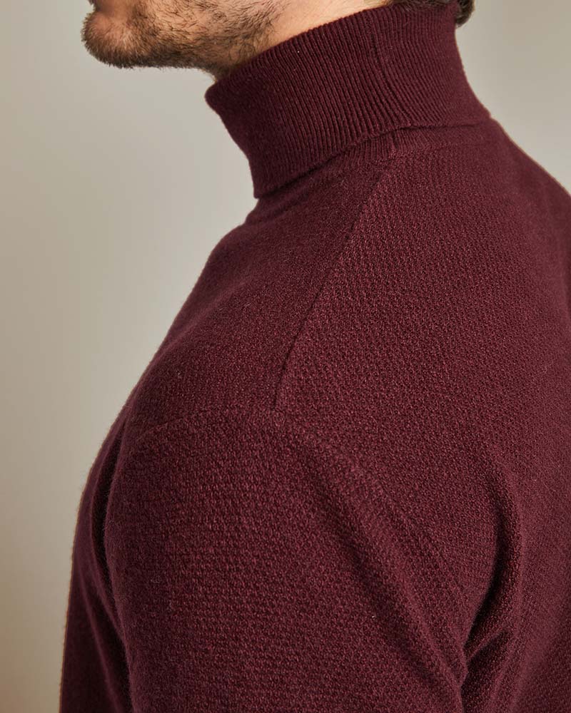 Pull Pietro bordeaux