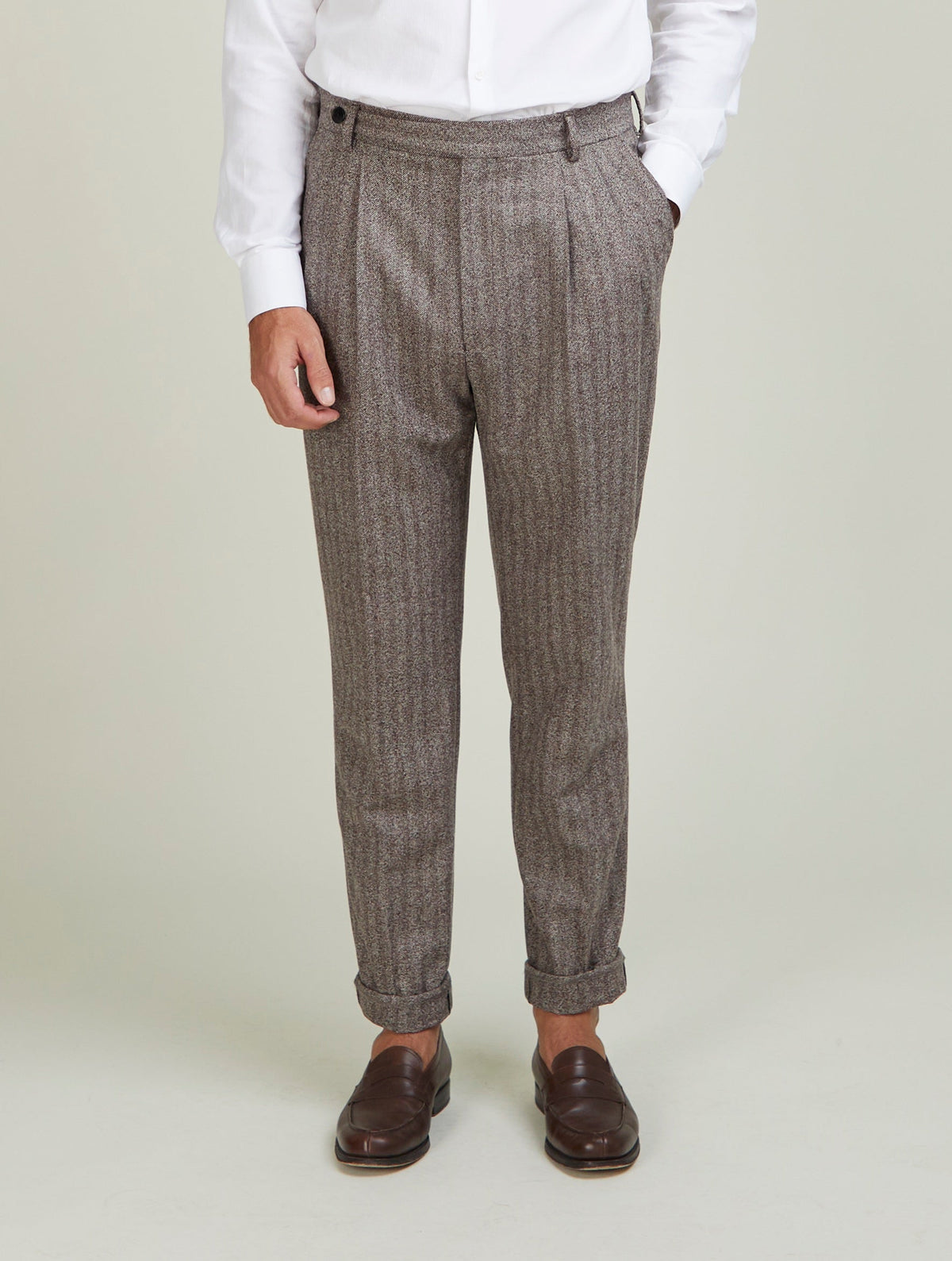 Pantalon Soncino marron