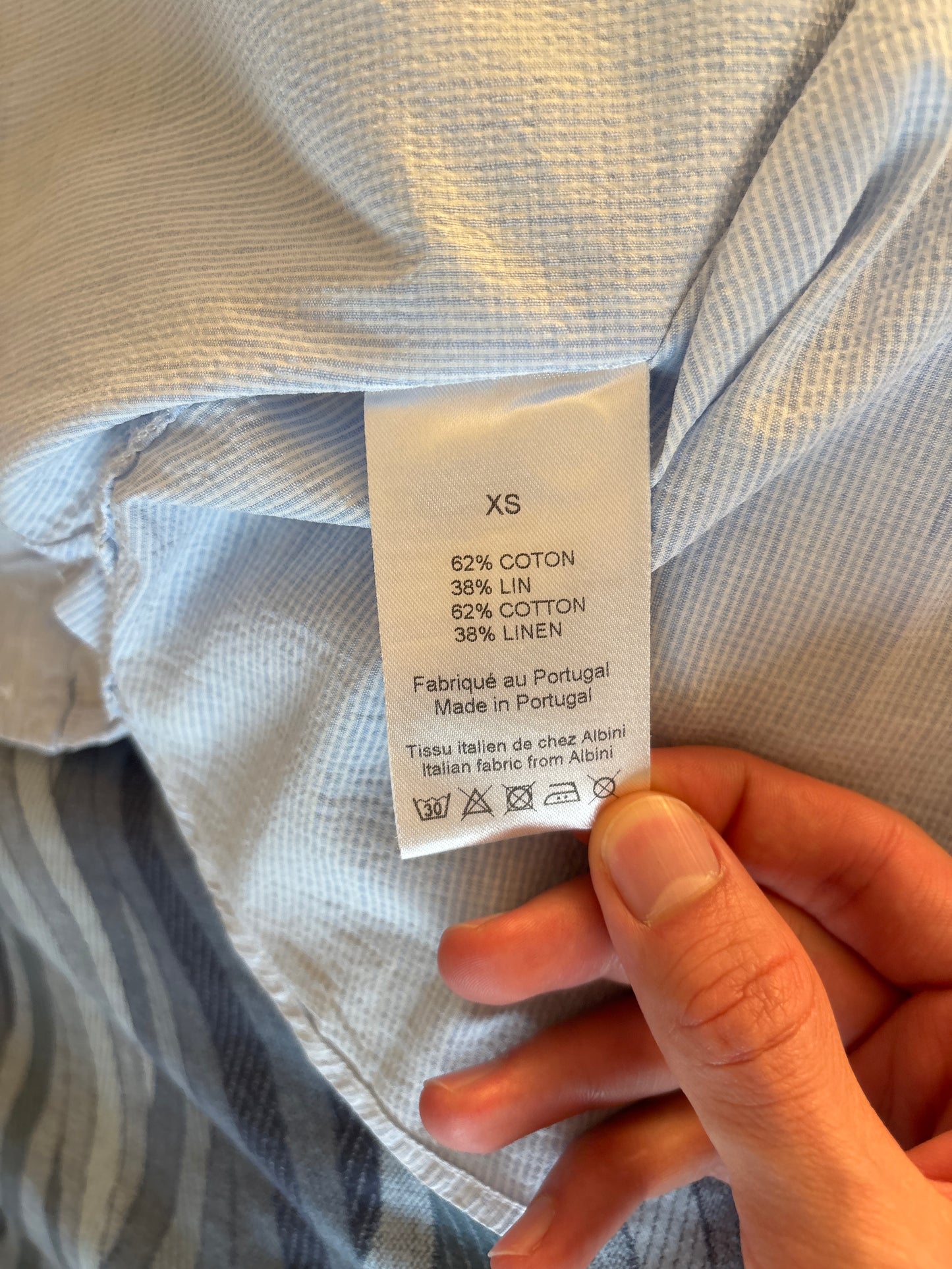 Chemise Malo bleu