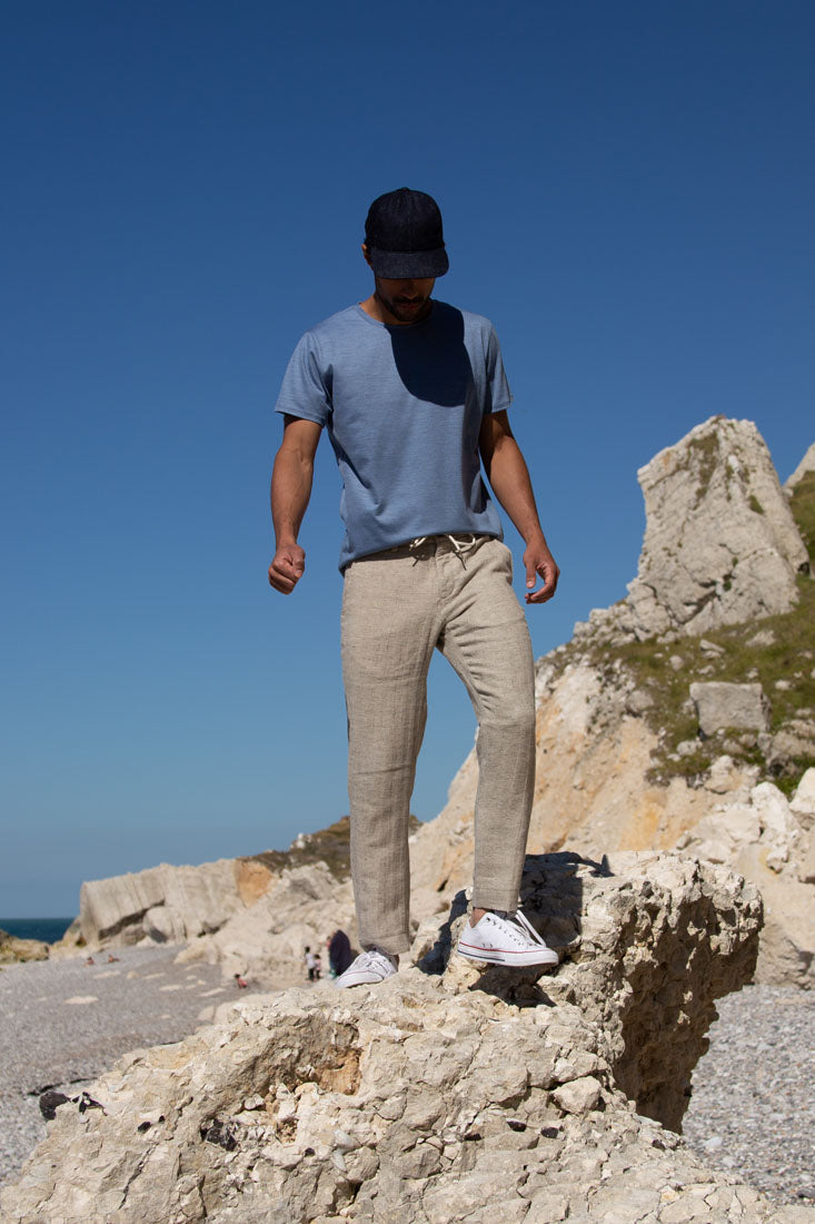 T-shirt Newtim bleu