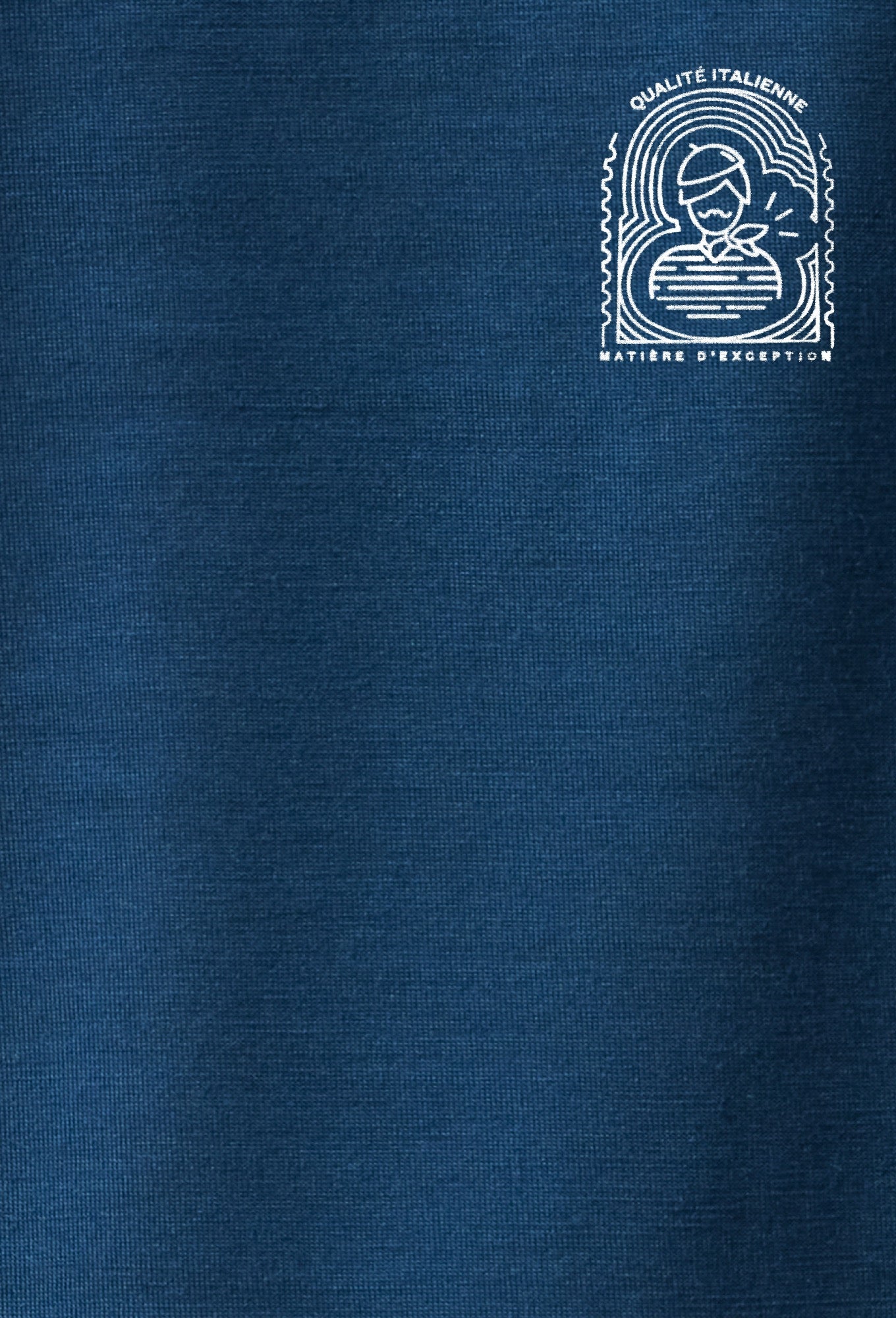 T-shirt Newtim bleu de prusse