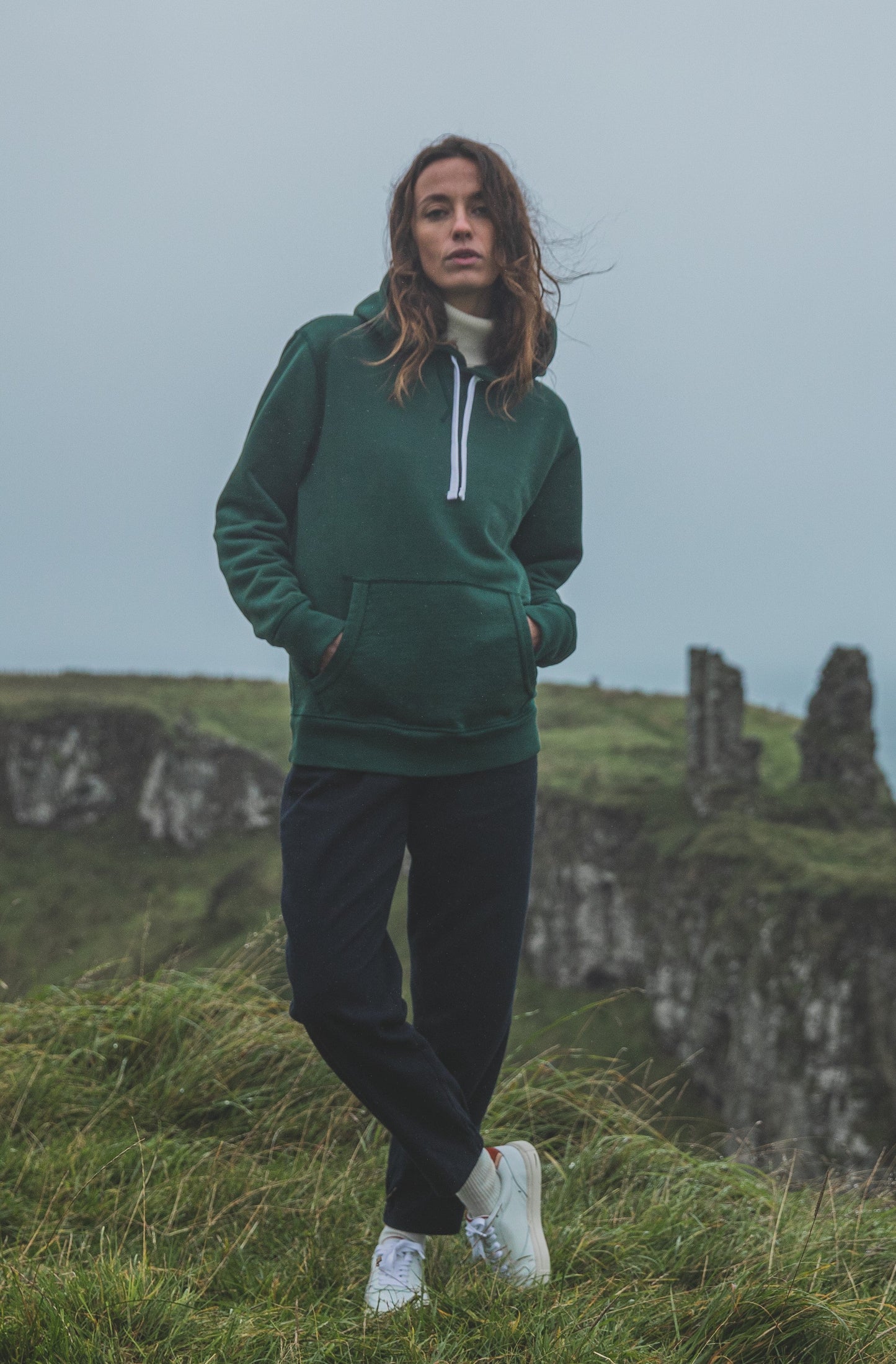 Hoodie Estela vert