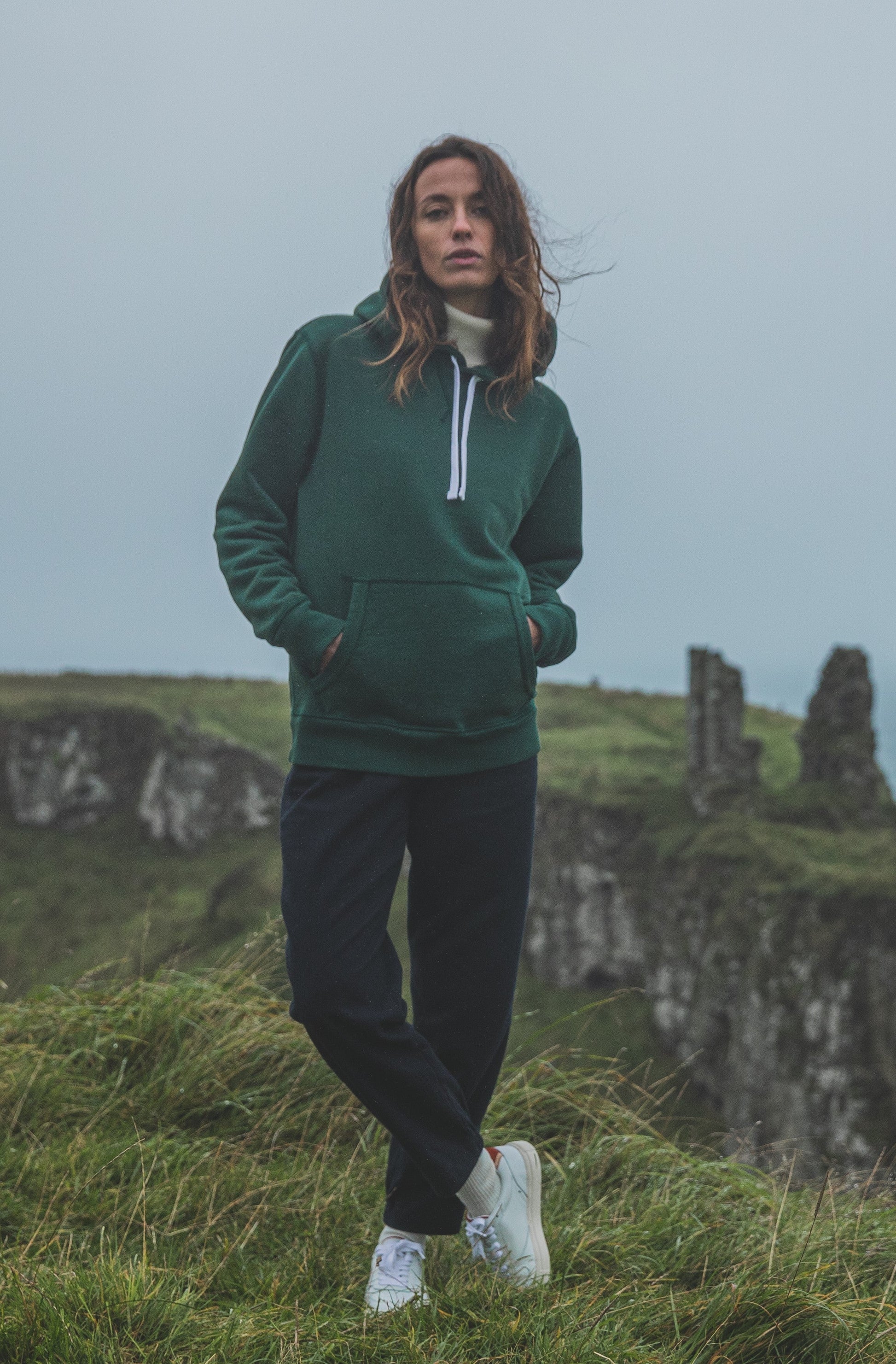 Hoodie Estela vert