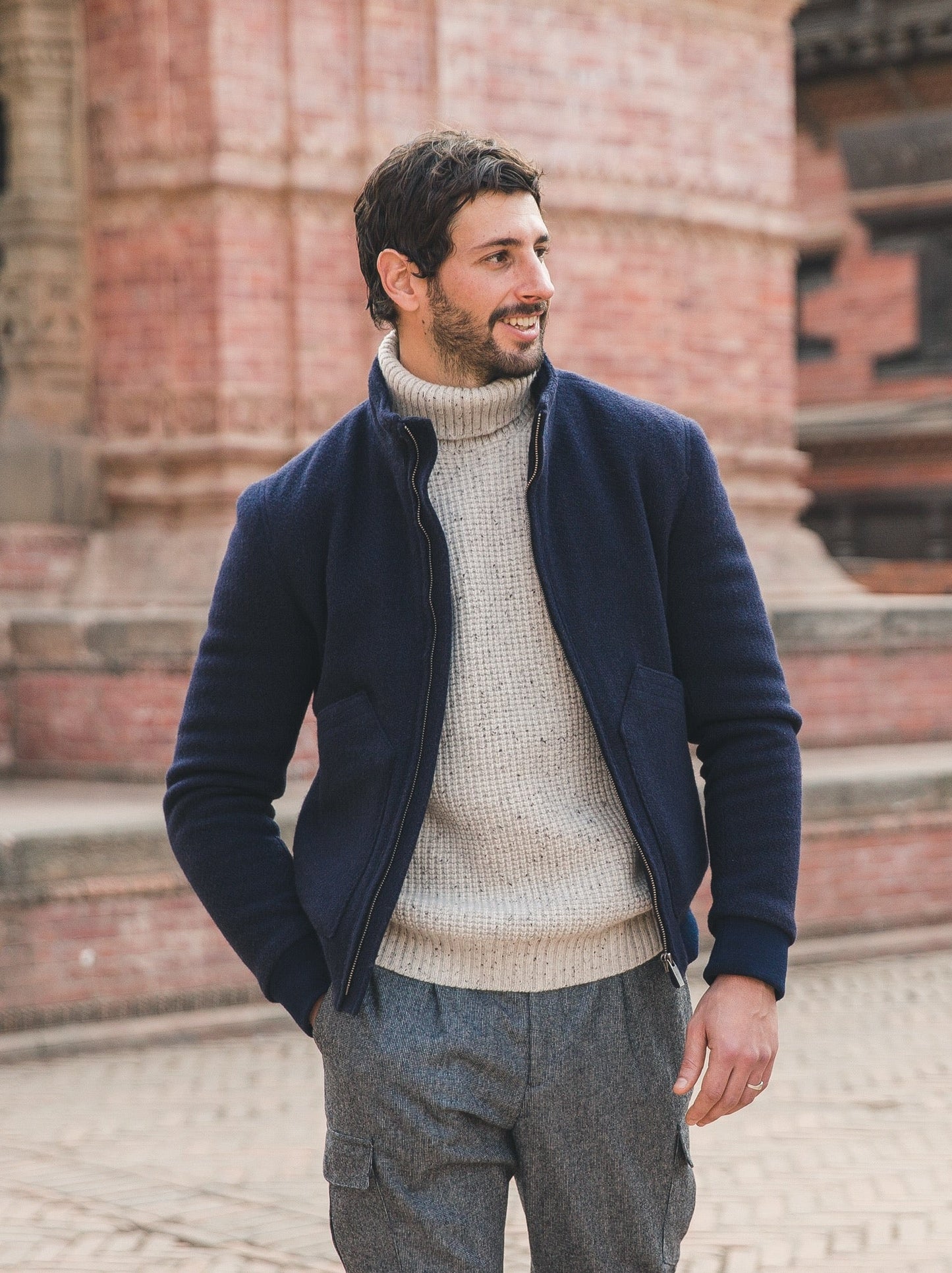Blouson Ted navy