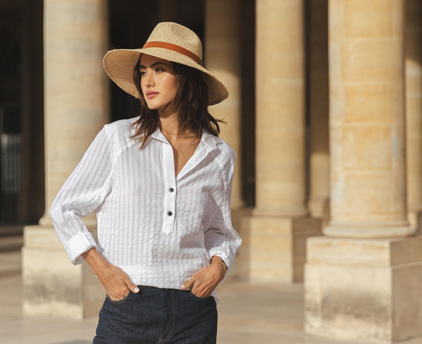 Chemise Lustosa blanche