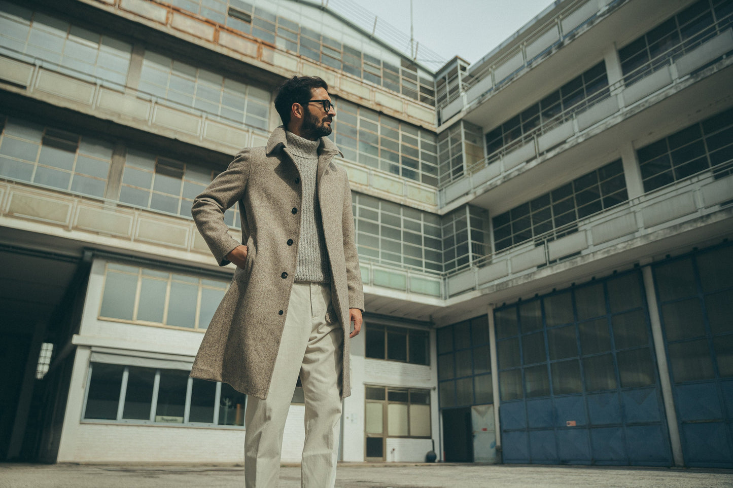Manteau Merano grège