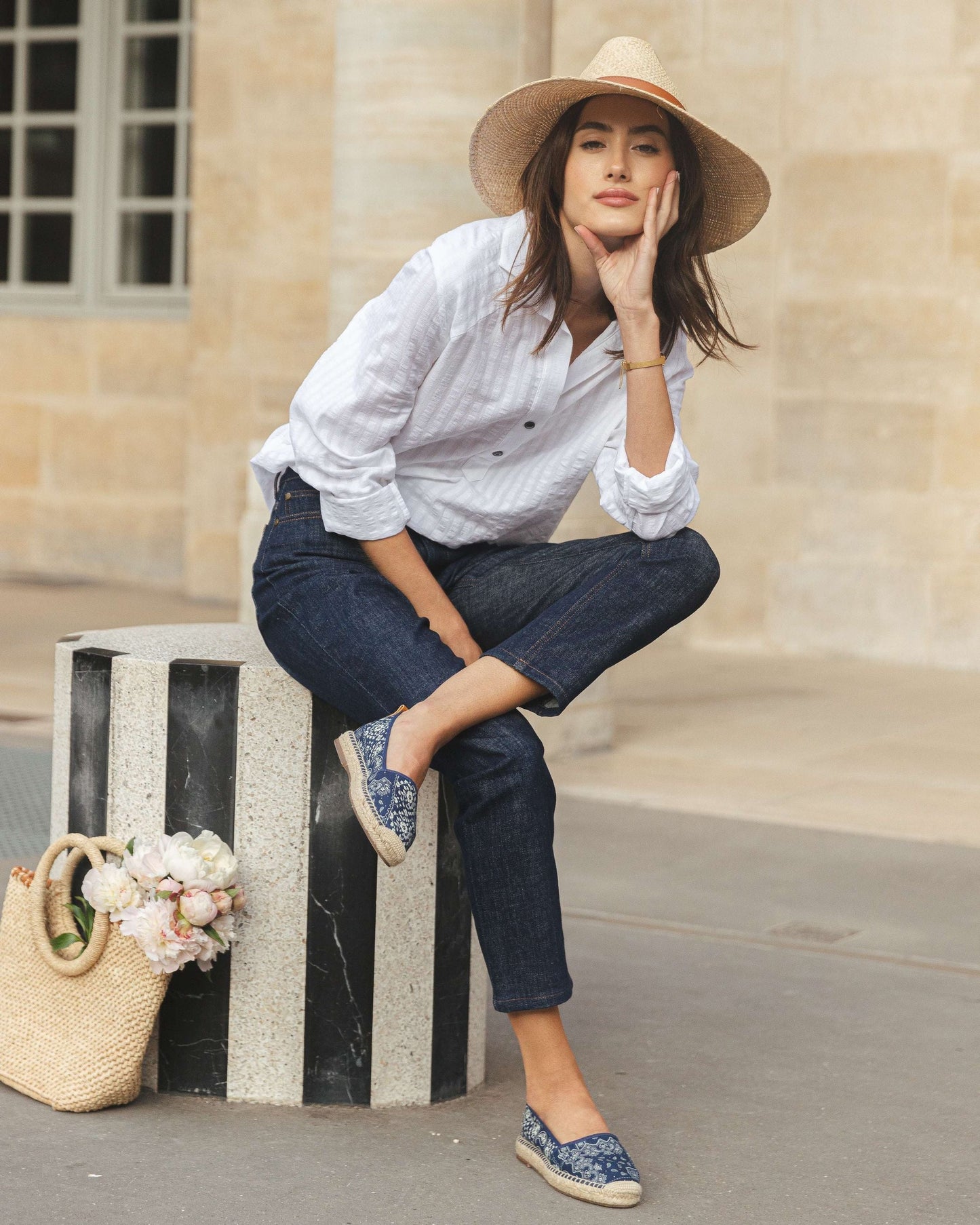 Chemise Lustosa blanche