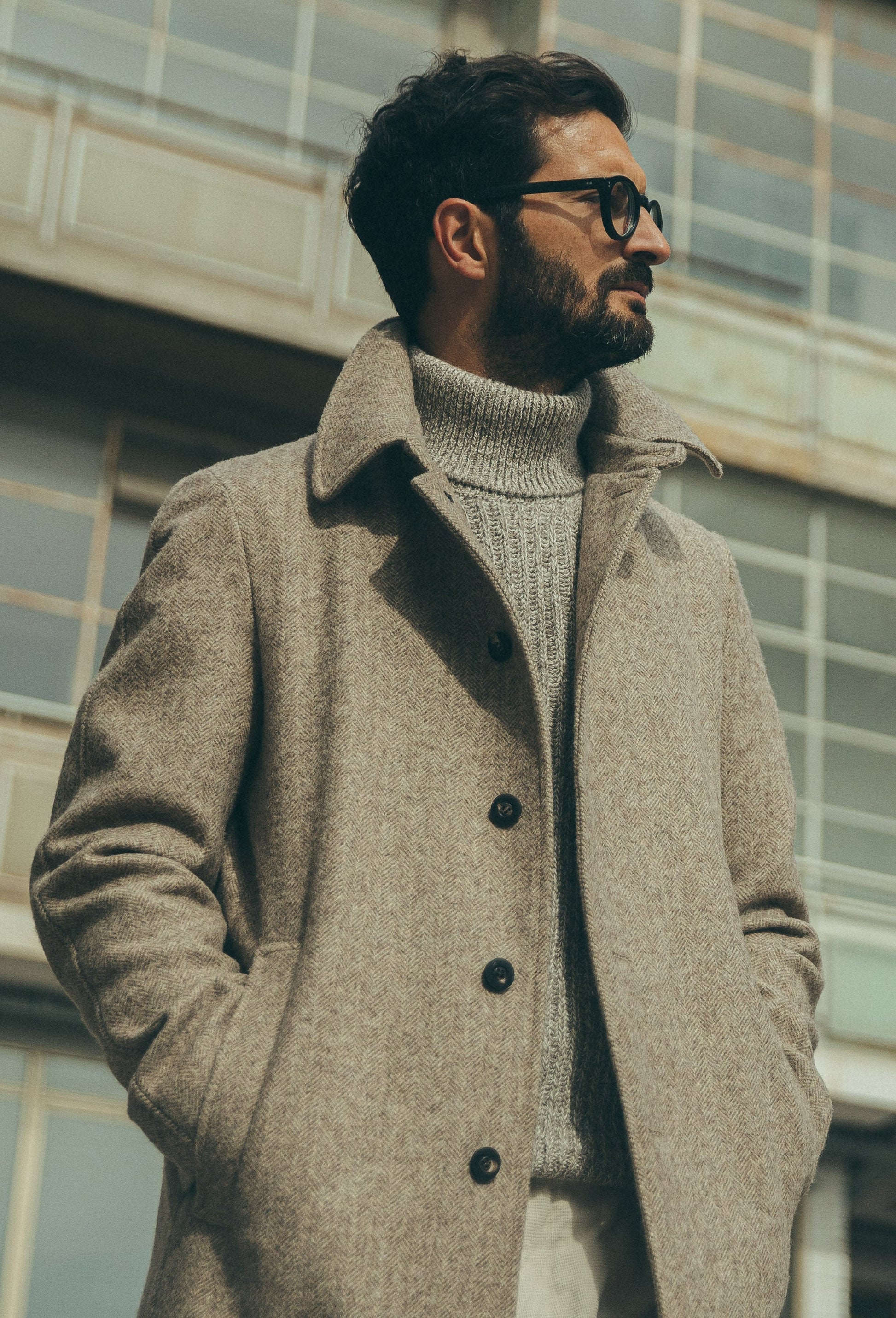 Manteau Merano grège