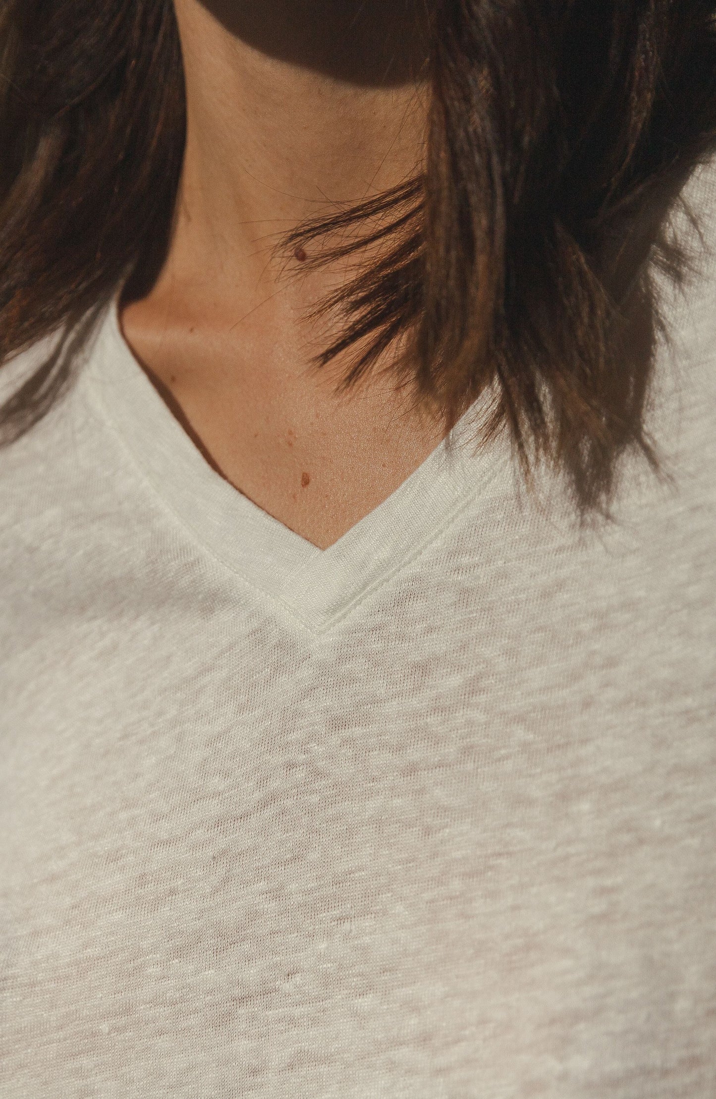 T-shirt Nine blanc