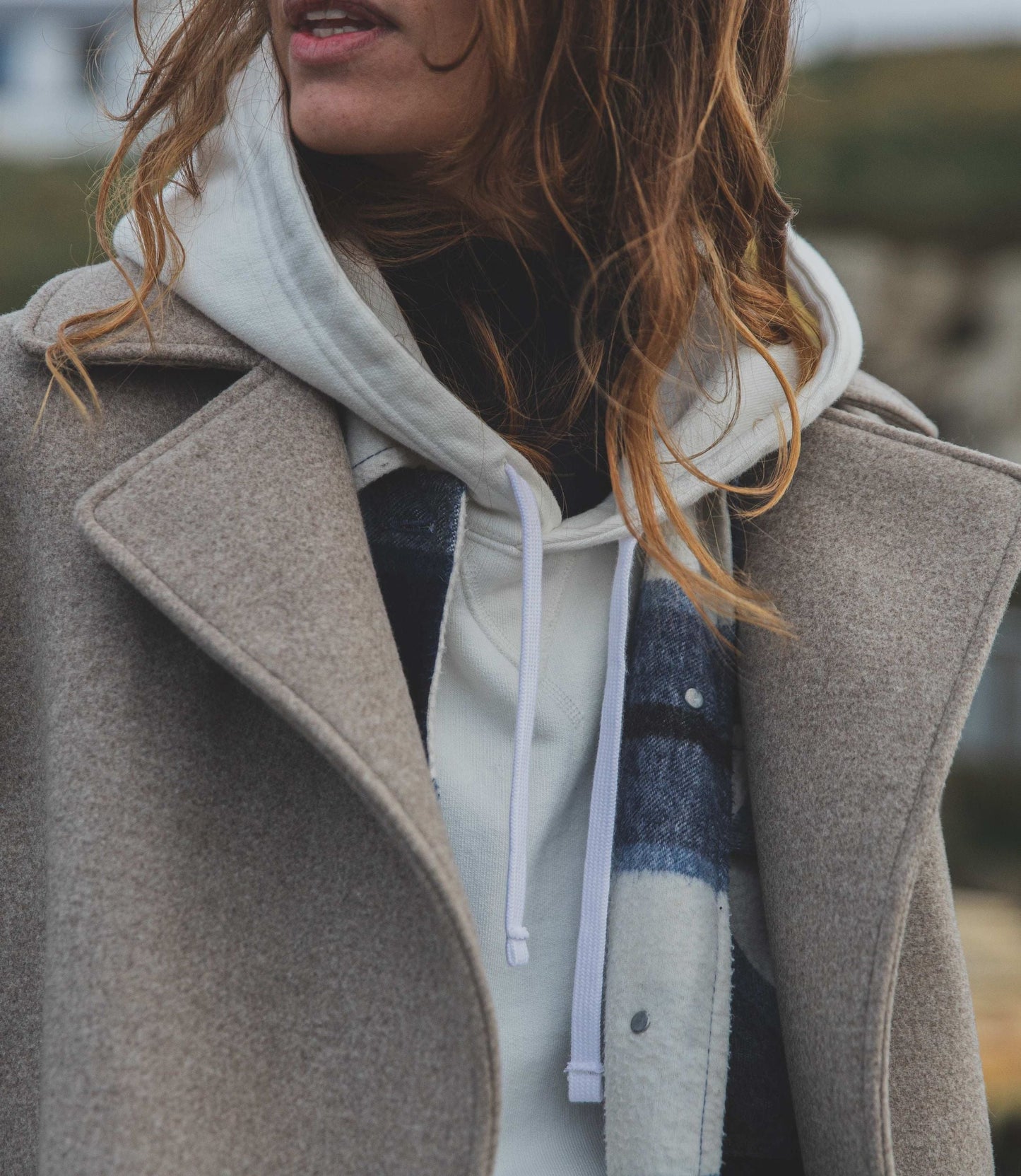 Manteau Carpi grège