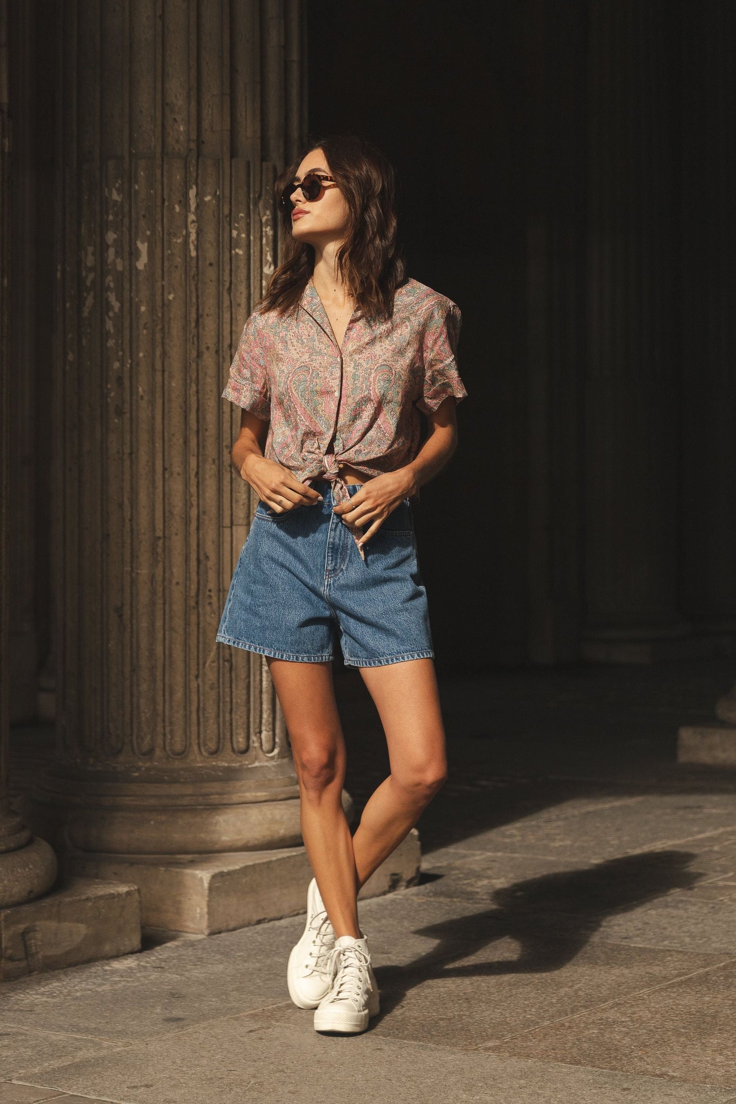 Chemisette Iwaki terracotta