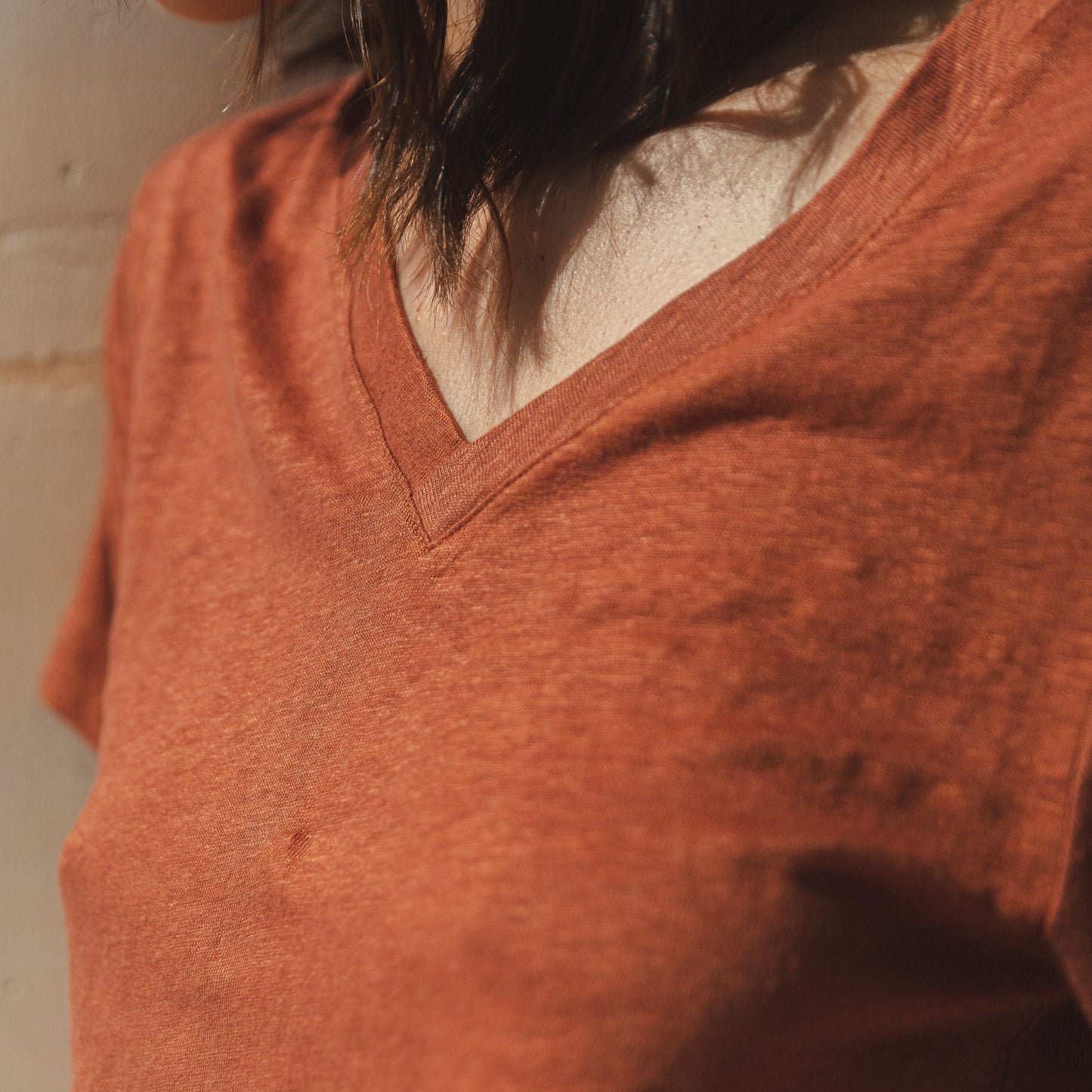 T-shirt Nine terracotta
