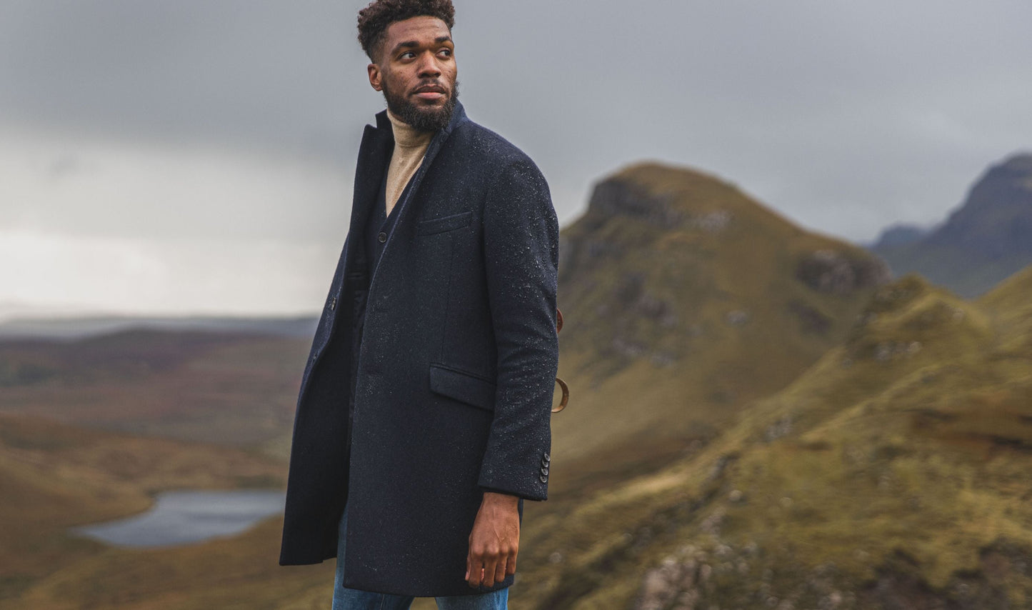 Manteau Leon bleu