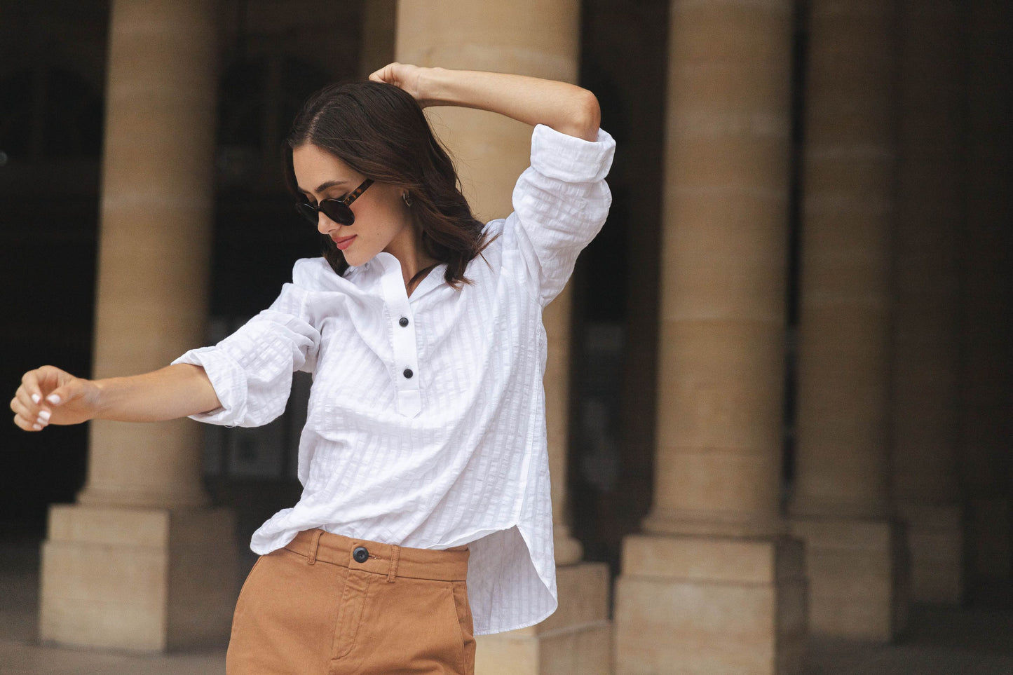 Chemise Lustosa blanche