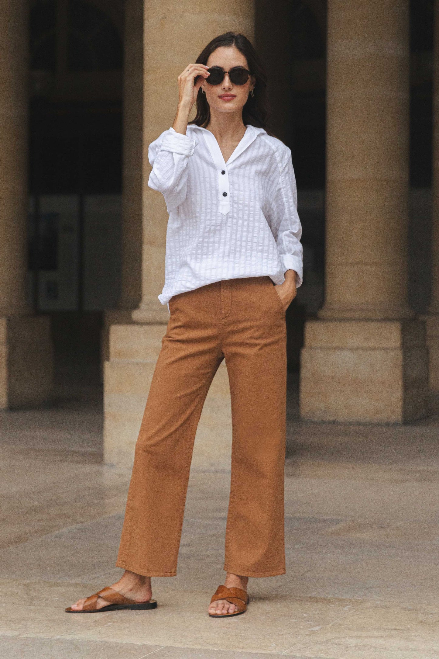 Chemise Lustosa blanche