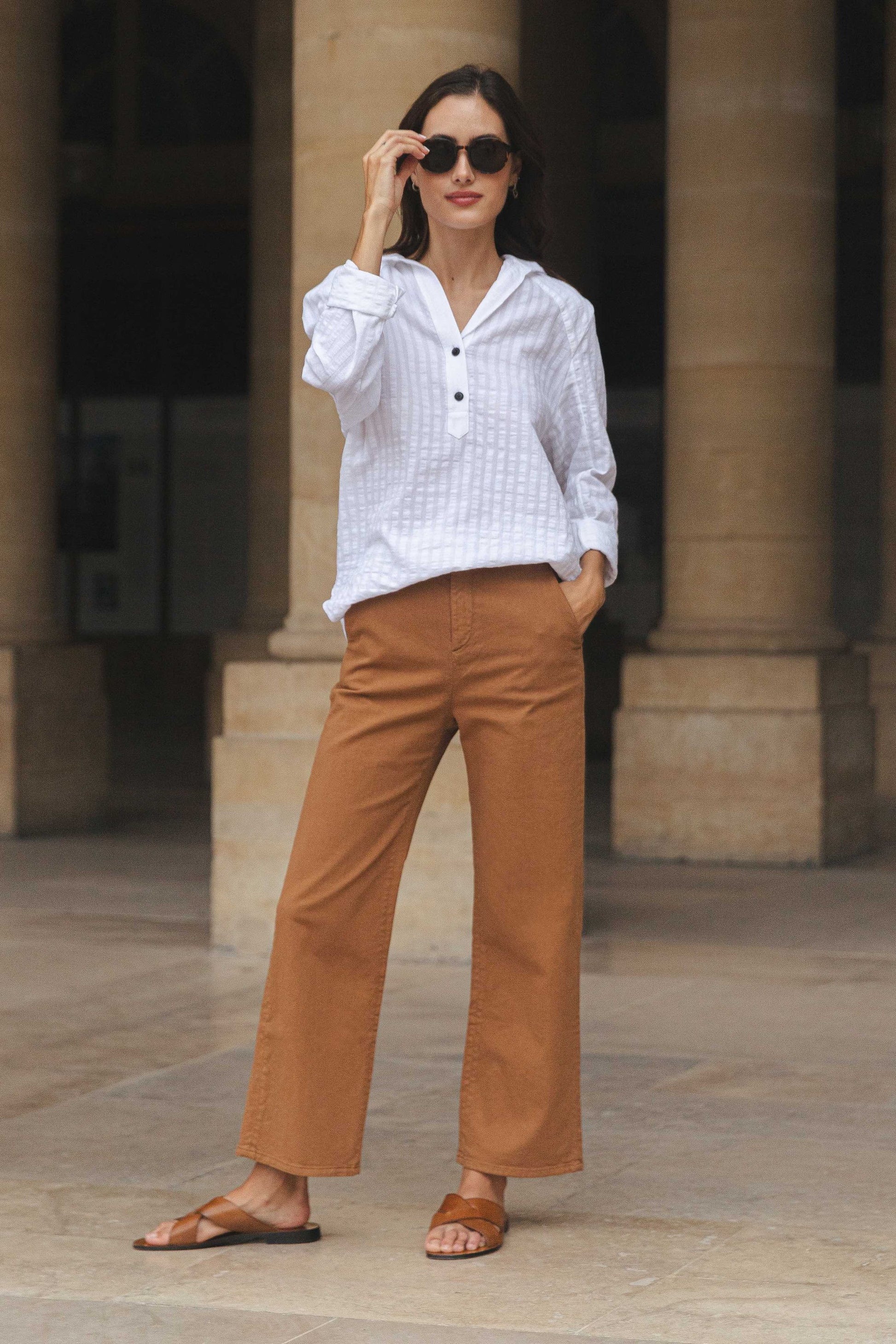 Chemise Lustosa blanche