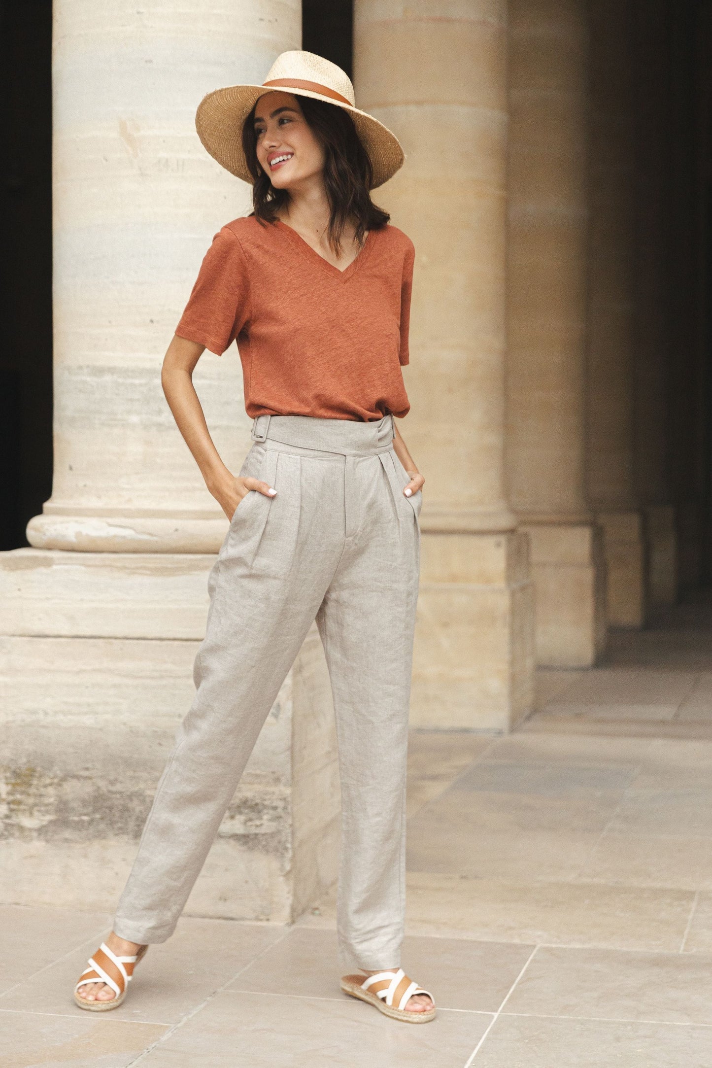 Pantalon Tavira beige
