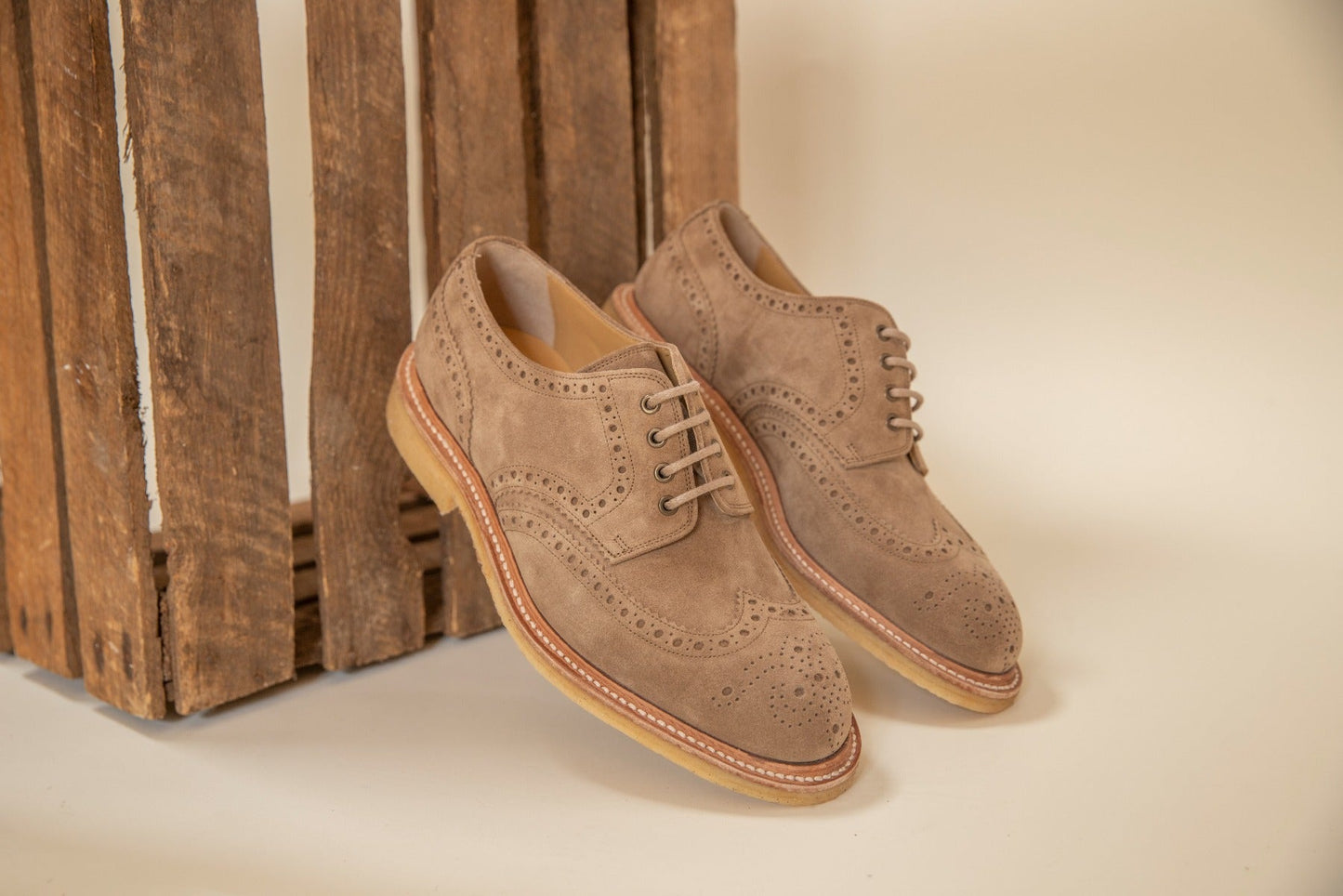 Brogues Genova beige