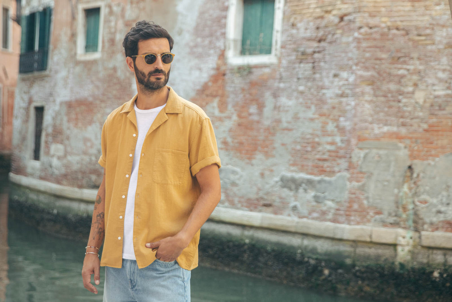 Chemisette Newport moutarde