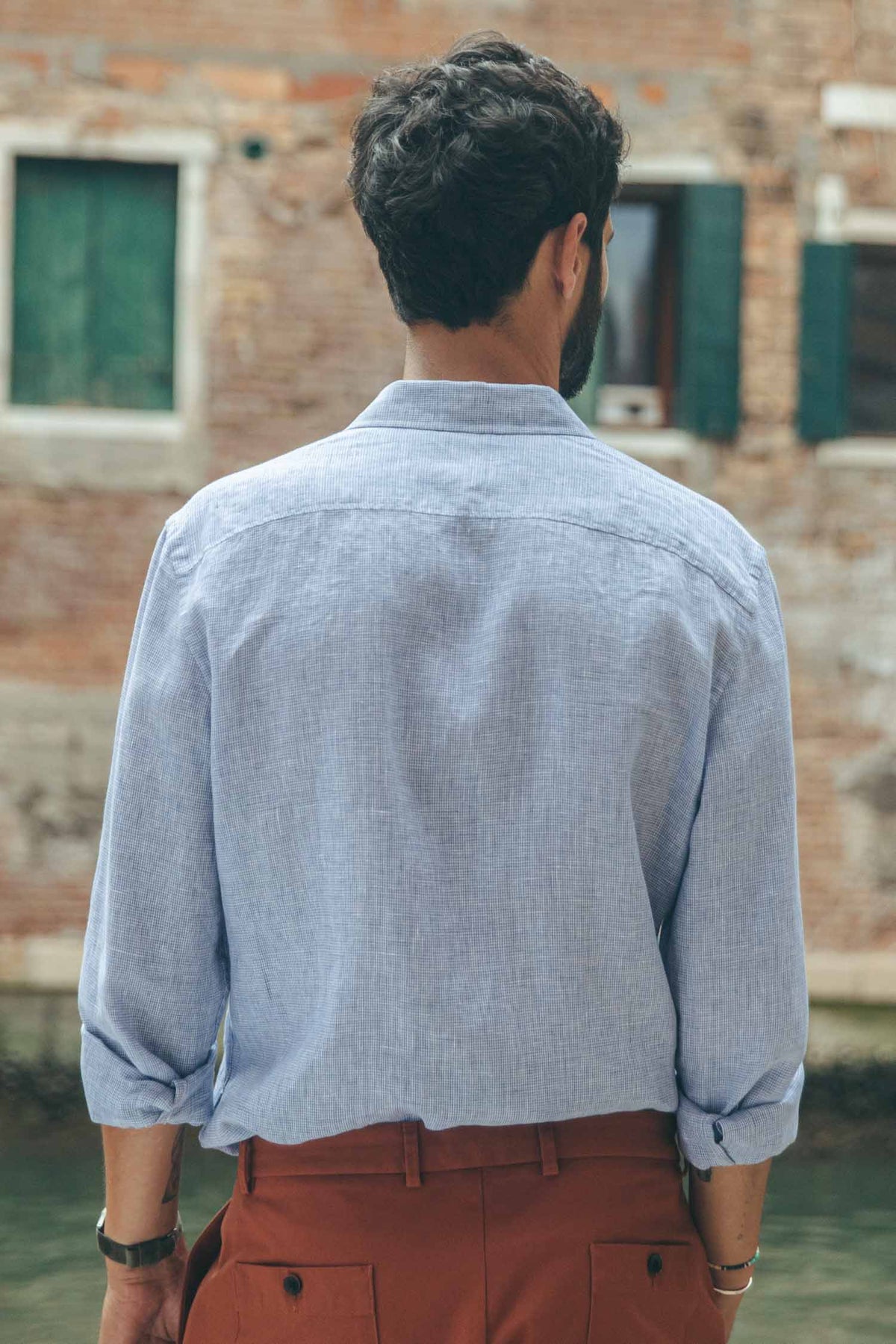 Chemise Franco bleu