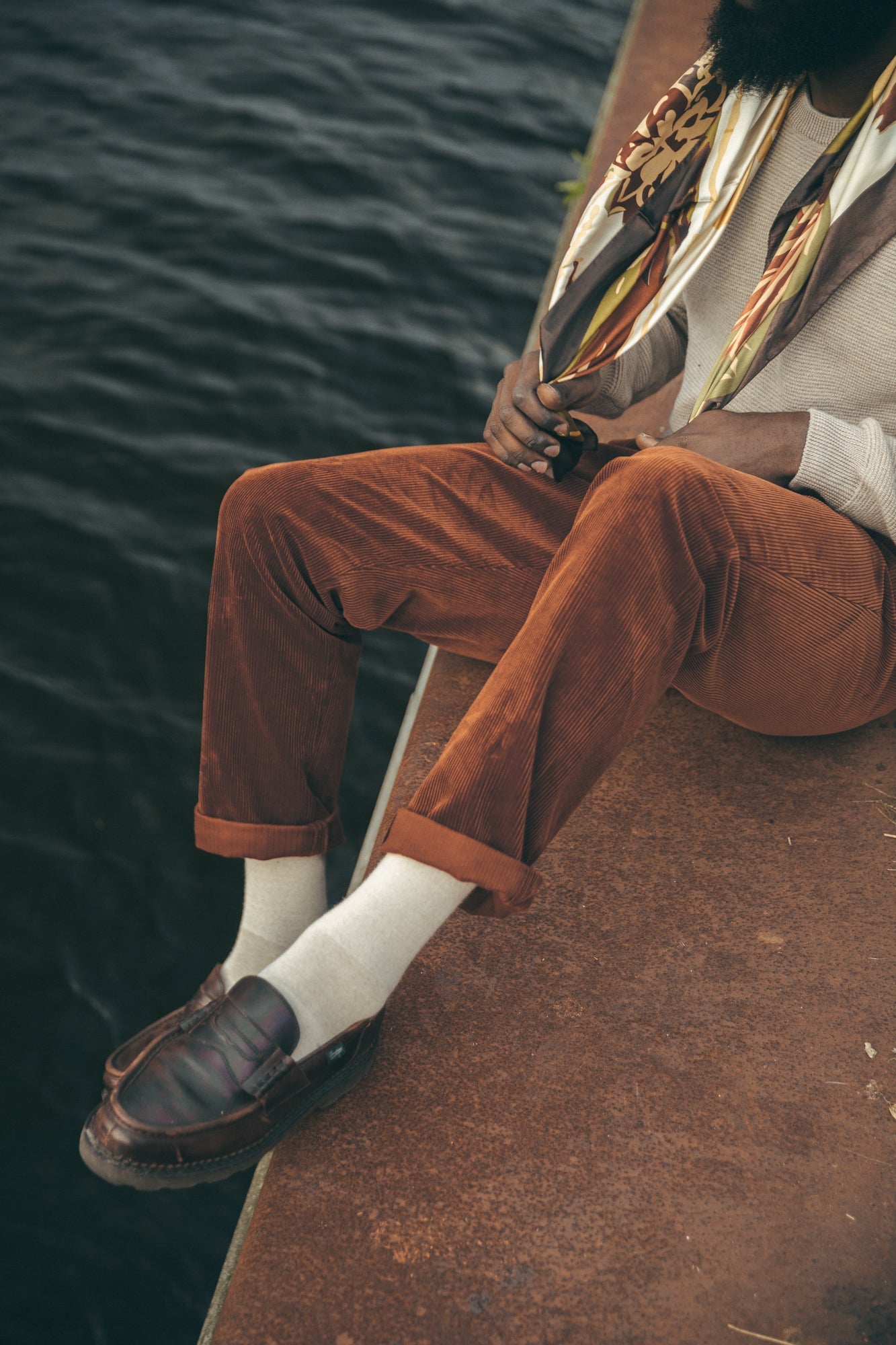 Pantalon Bolton terracotta