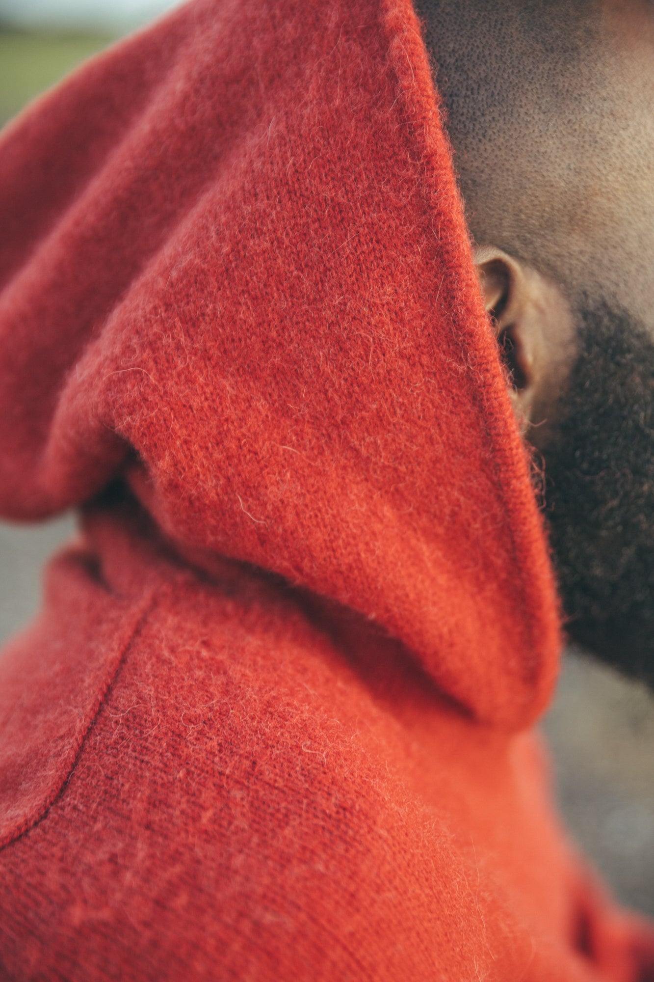 Hoodie Yell rouge érable