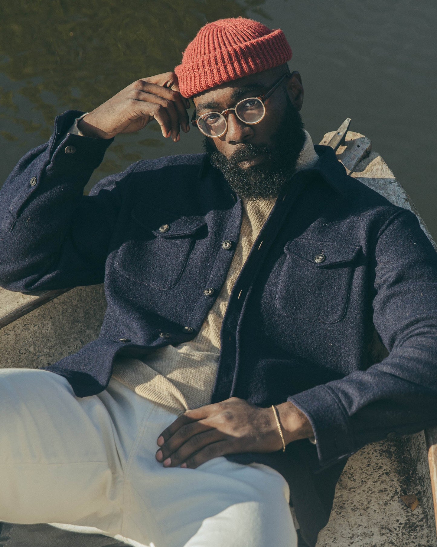 surchemise milo navy taille L