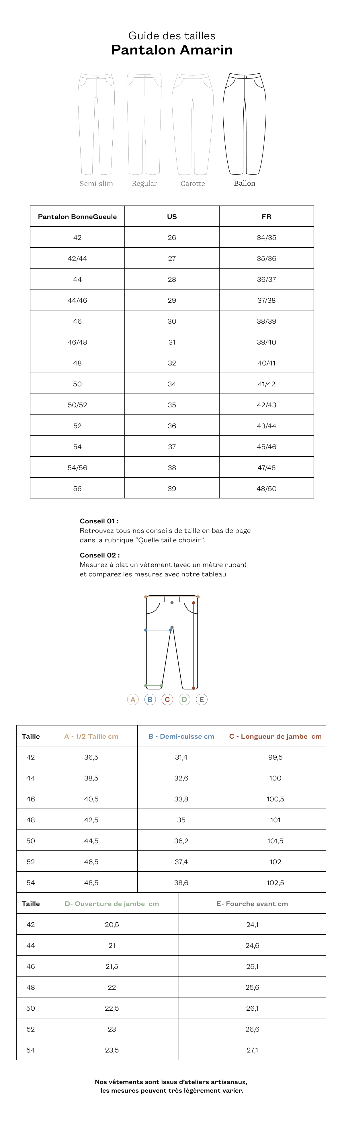 Pantalon Amarin beige
