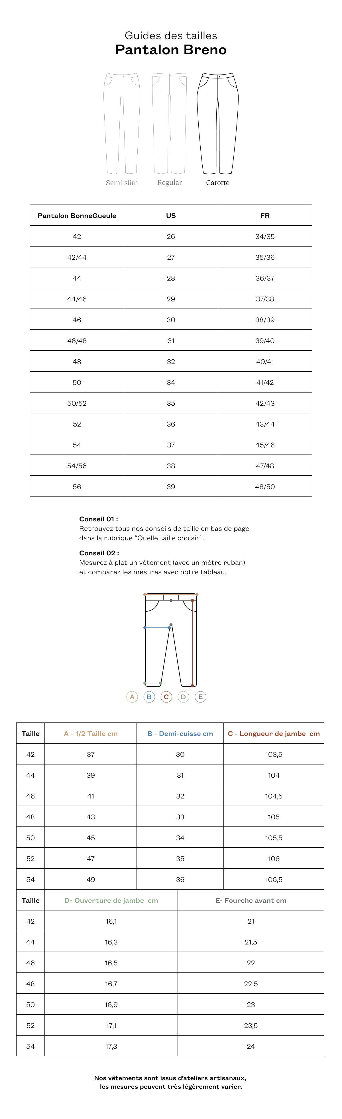 Pantalon Breno bleu