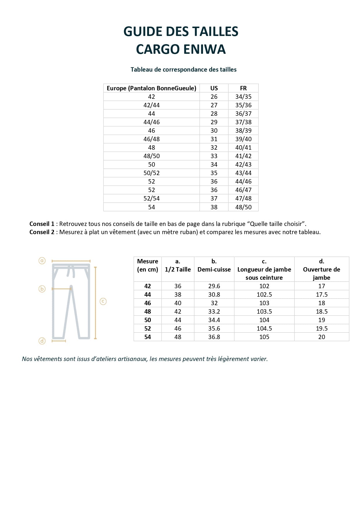 Pantalon Eniwa beige