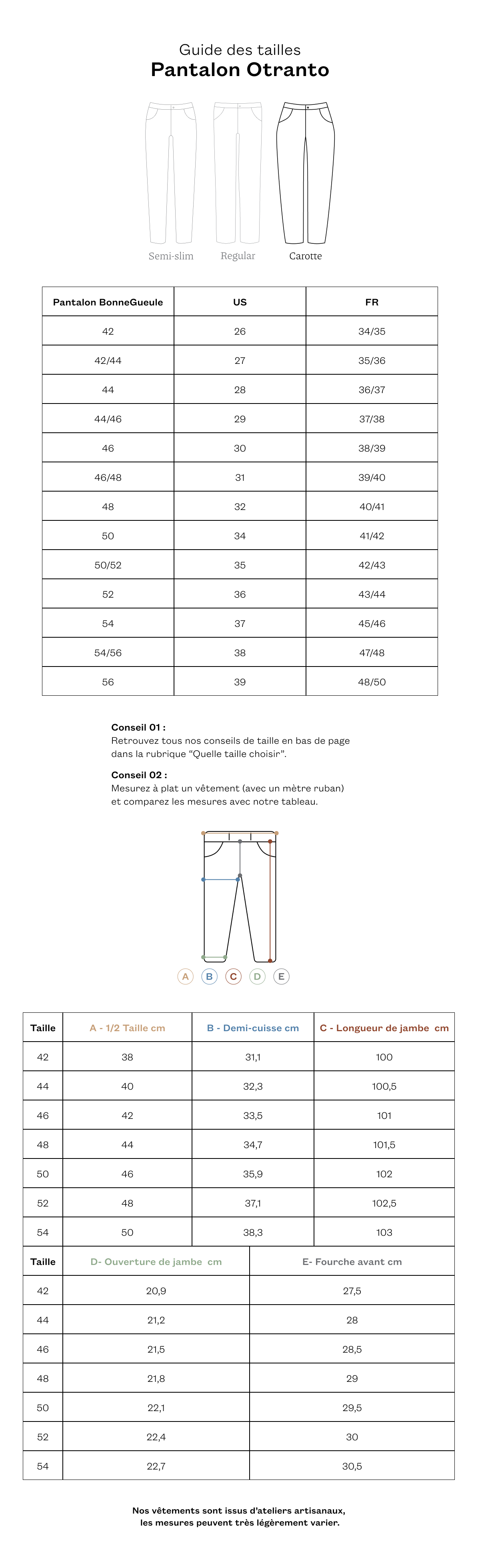 Pantalon Otranto marine