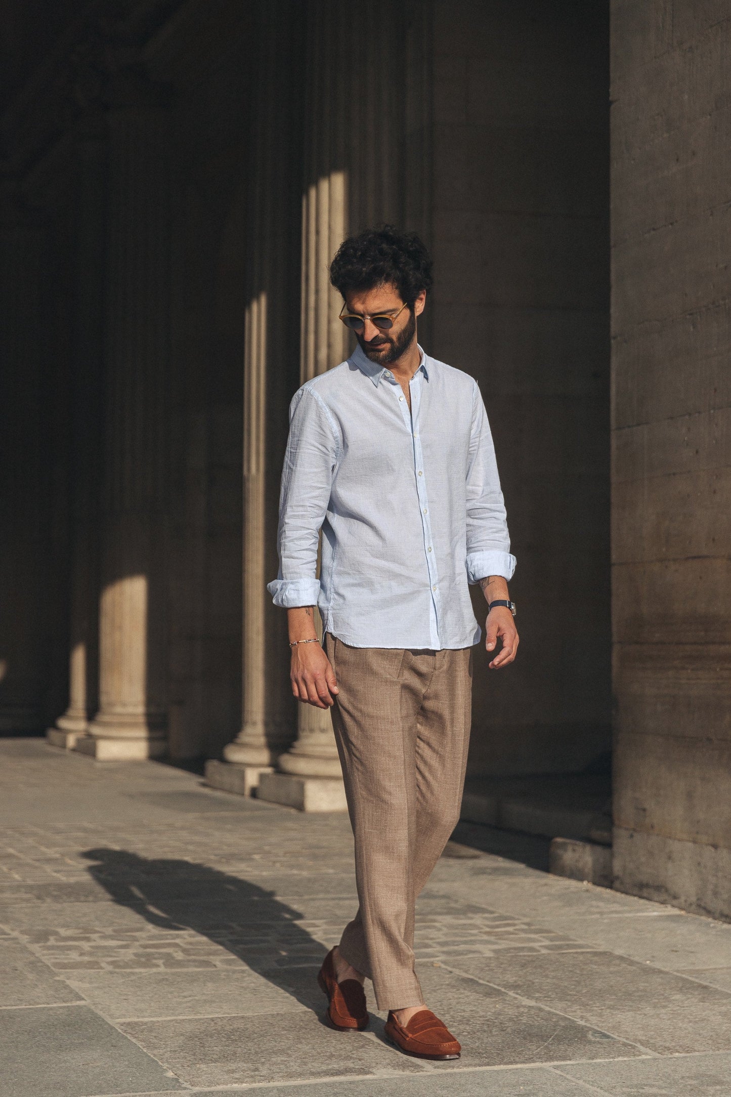 Pantalon Breno brun