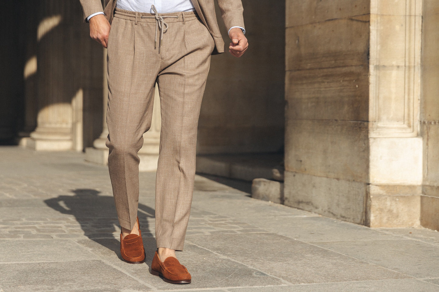 Pantalon Breno brun