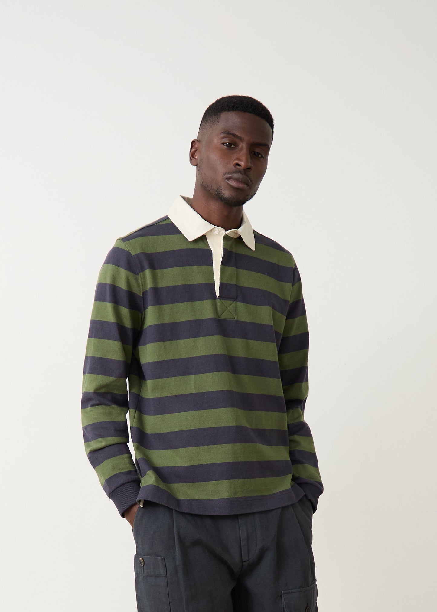 Polo Maurice vert et marine
