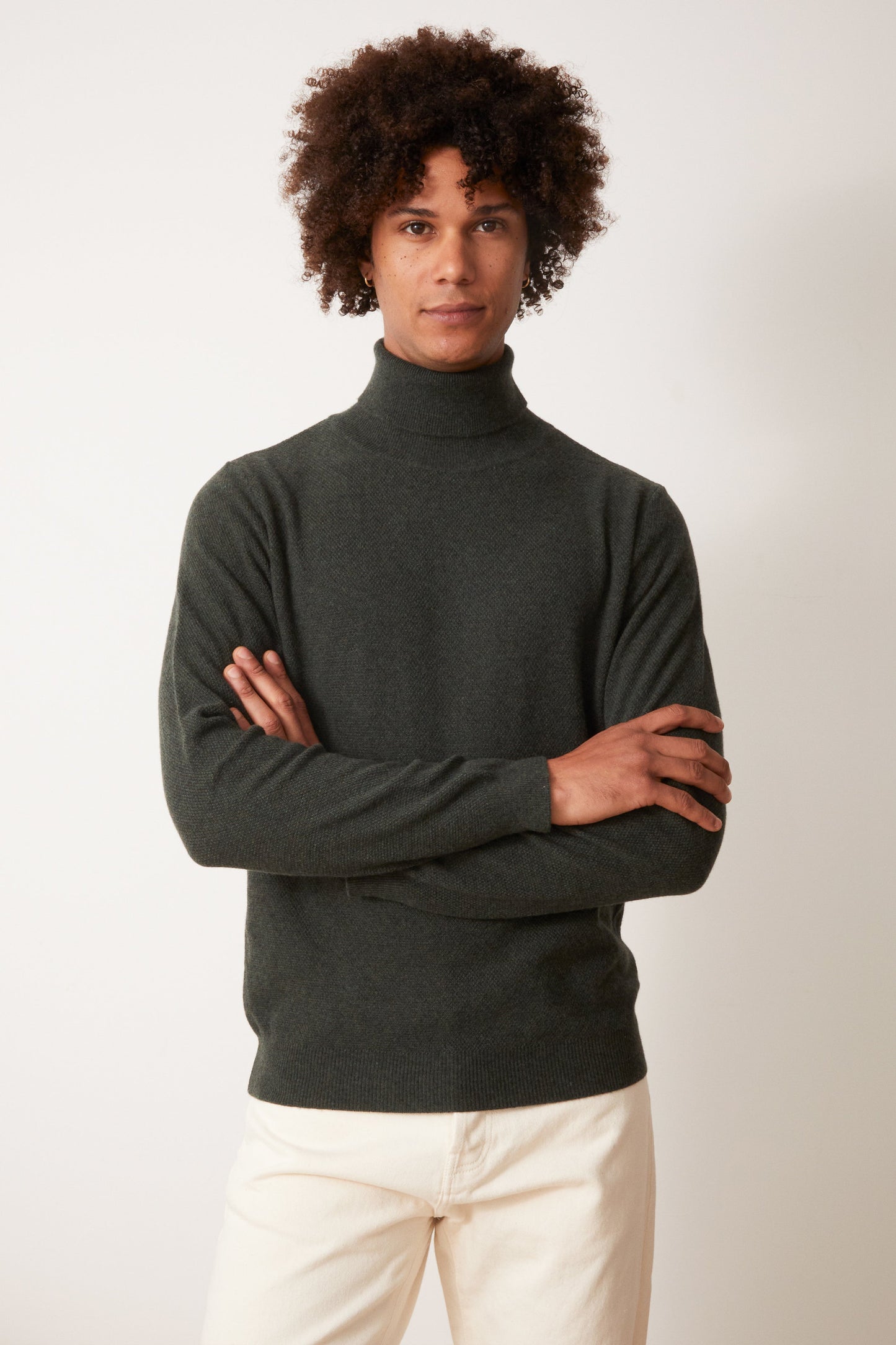 Pull Pietro vert loden