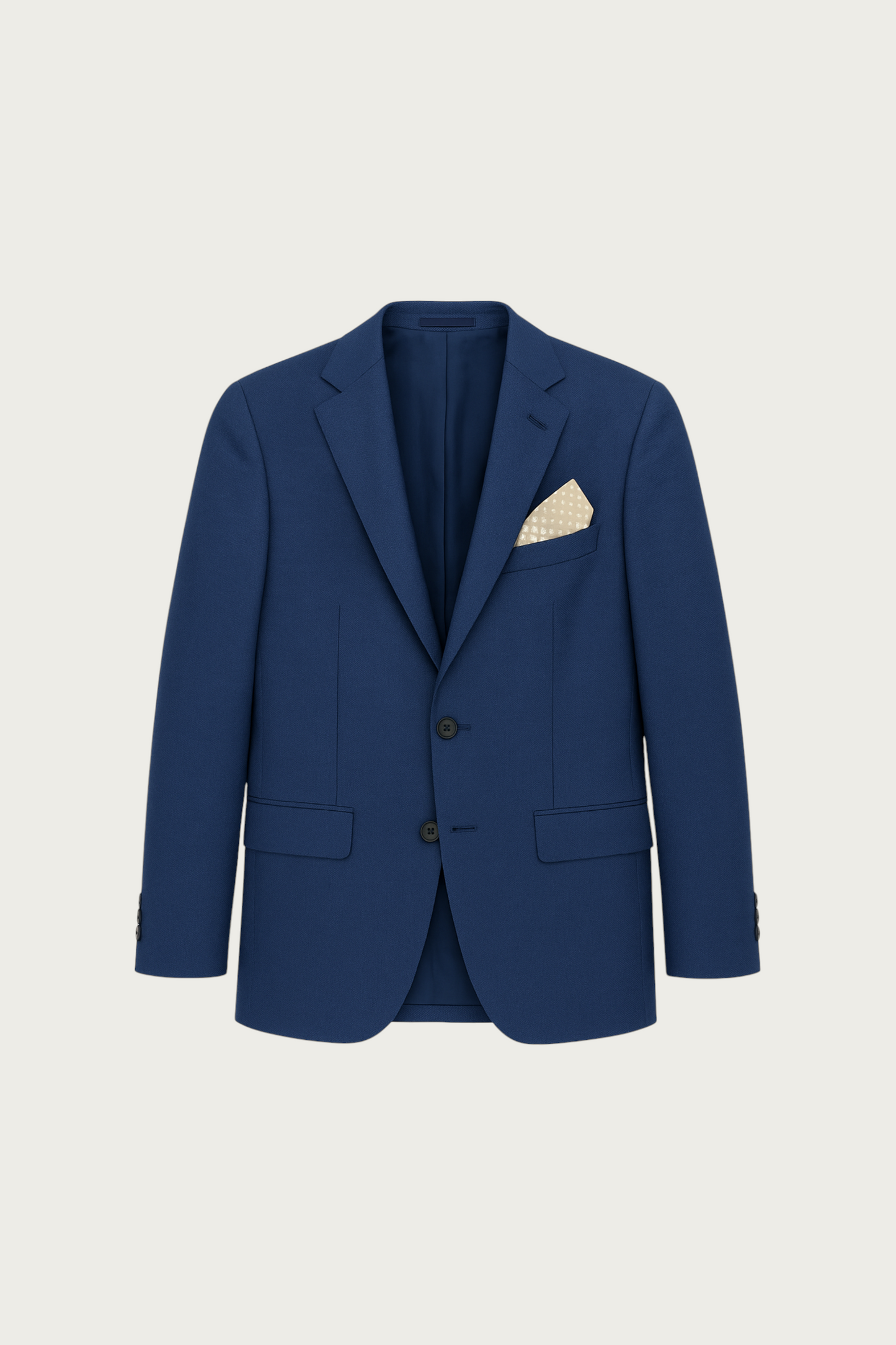 Veste bleue en mesh de laine
